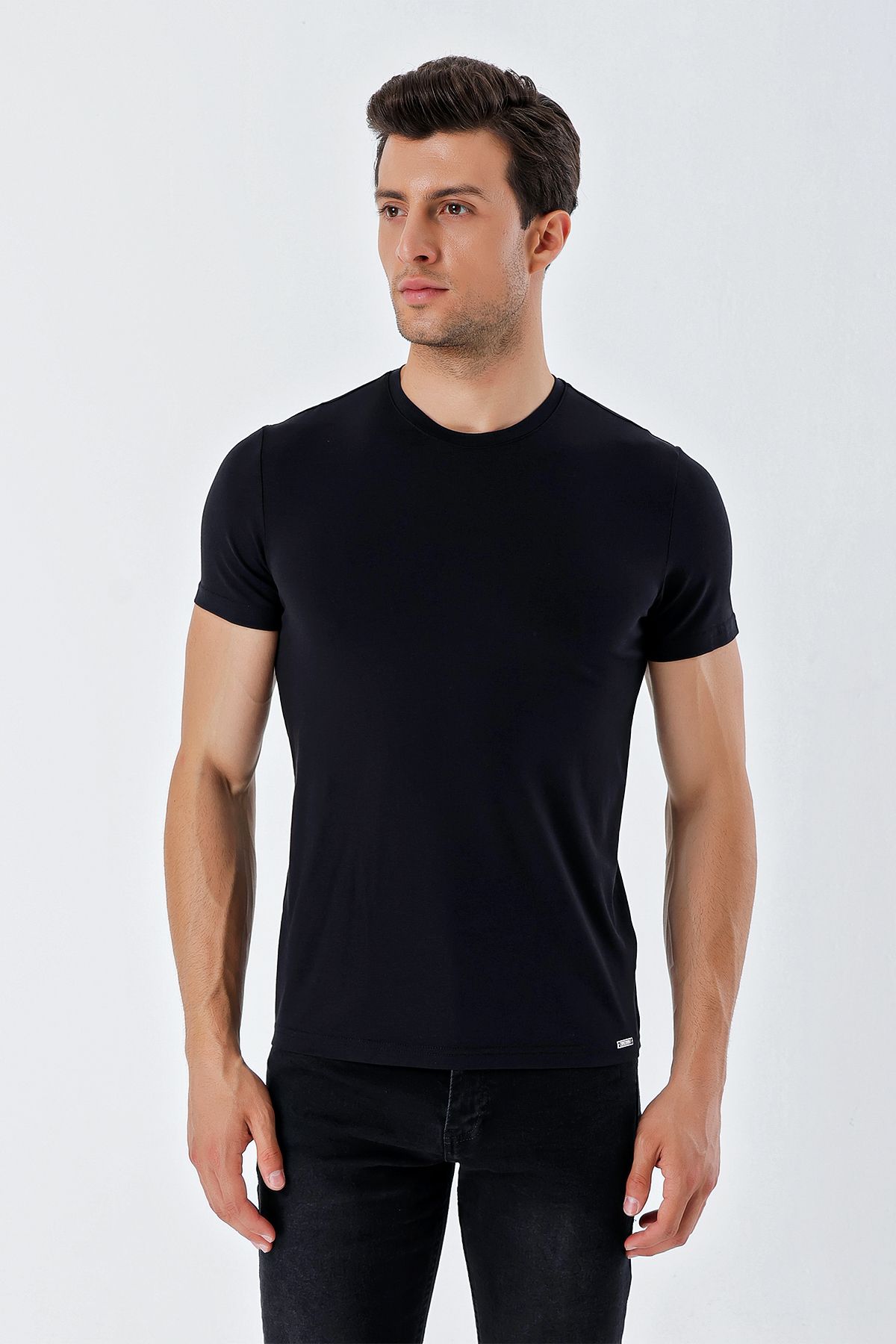 Bigdart تی شرت مردانه پایه 4311 - مشکی