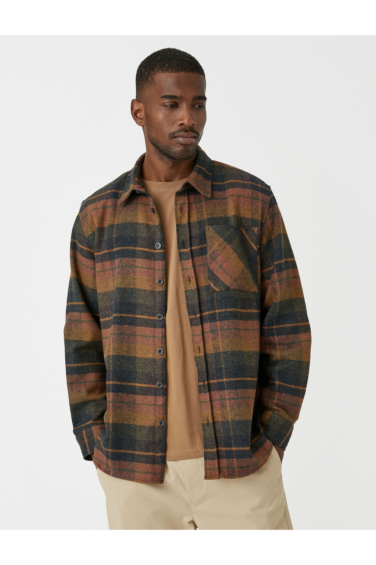 پیراهن مردانه کوتون | 3WAM60114HW Koton - Image 3