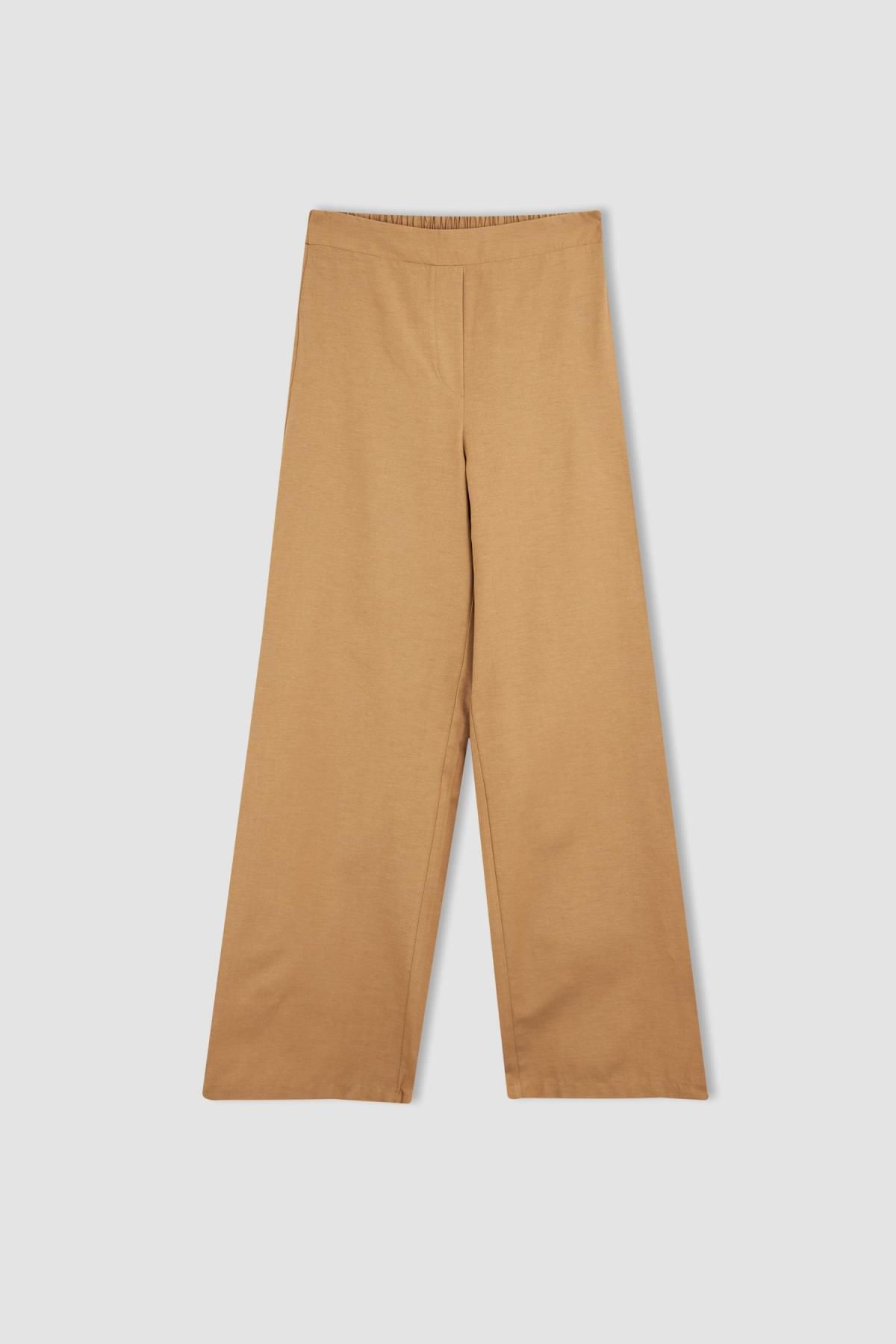 DeFacto-Hose mit weitem Bein und weicher Struktur in normaler Passform 6