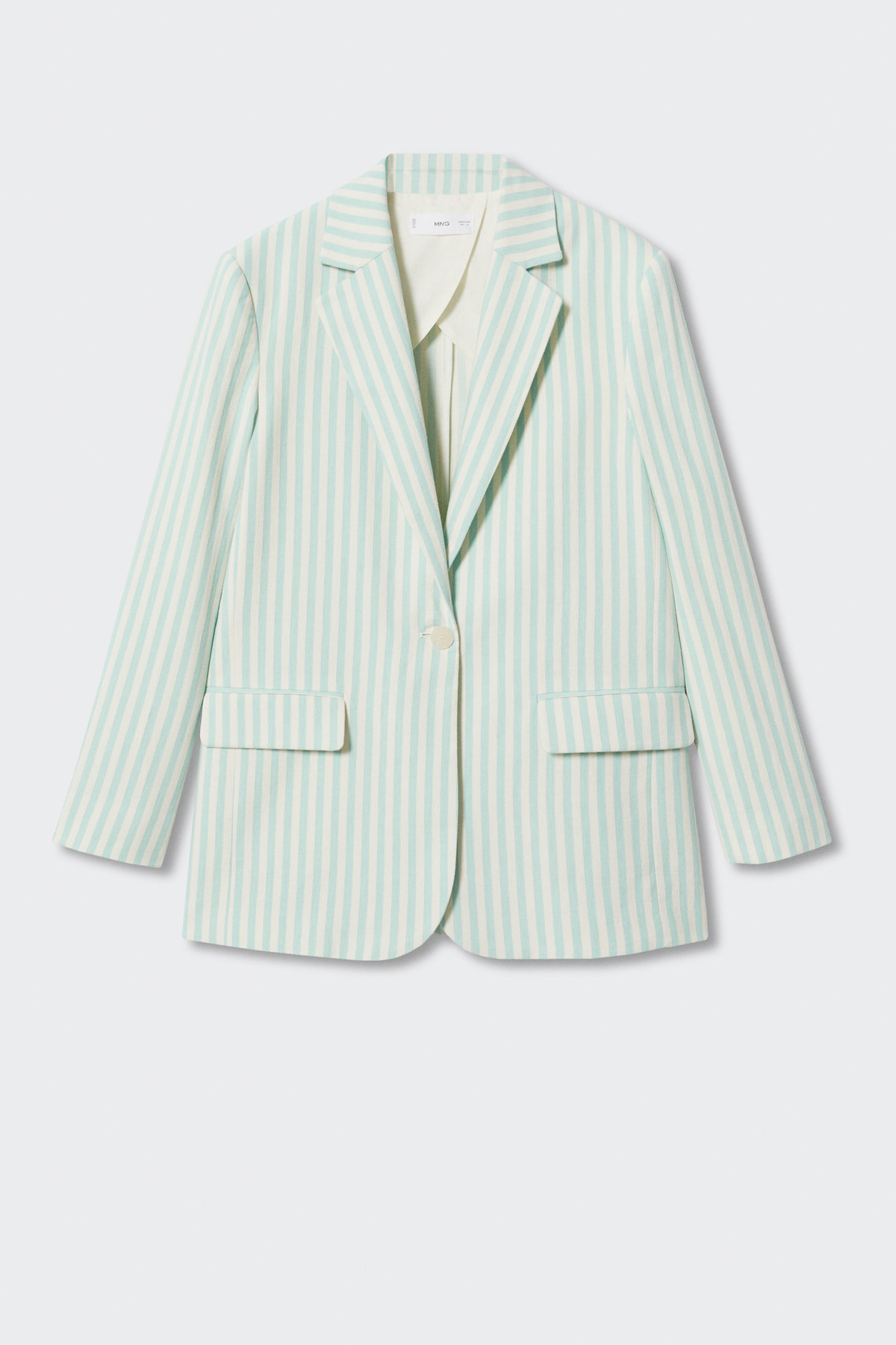 MANGO Woman-Grüne Damen-Blazerjacke 27029205 3