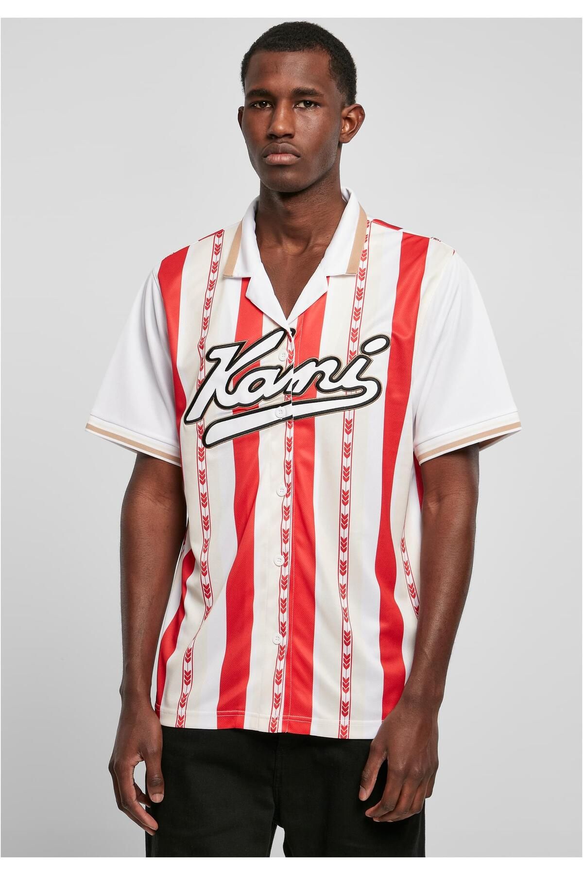 Karl kani varsity baseball shirt sales