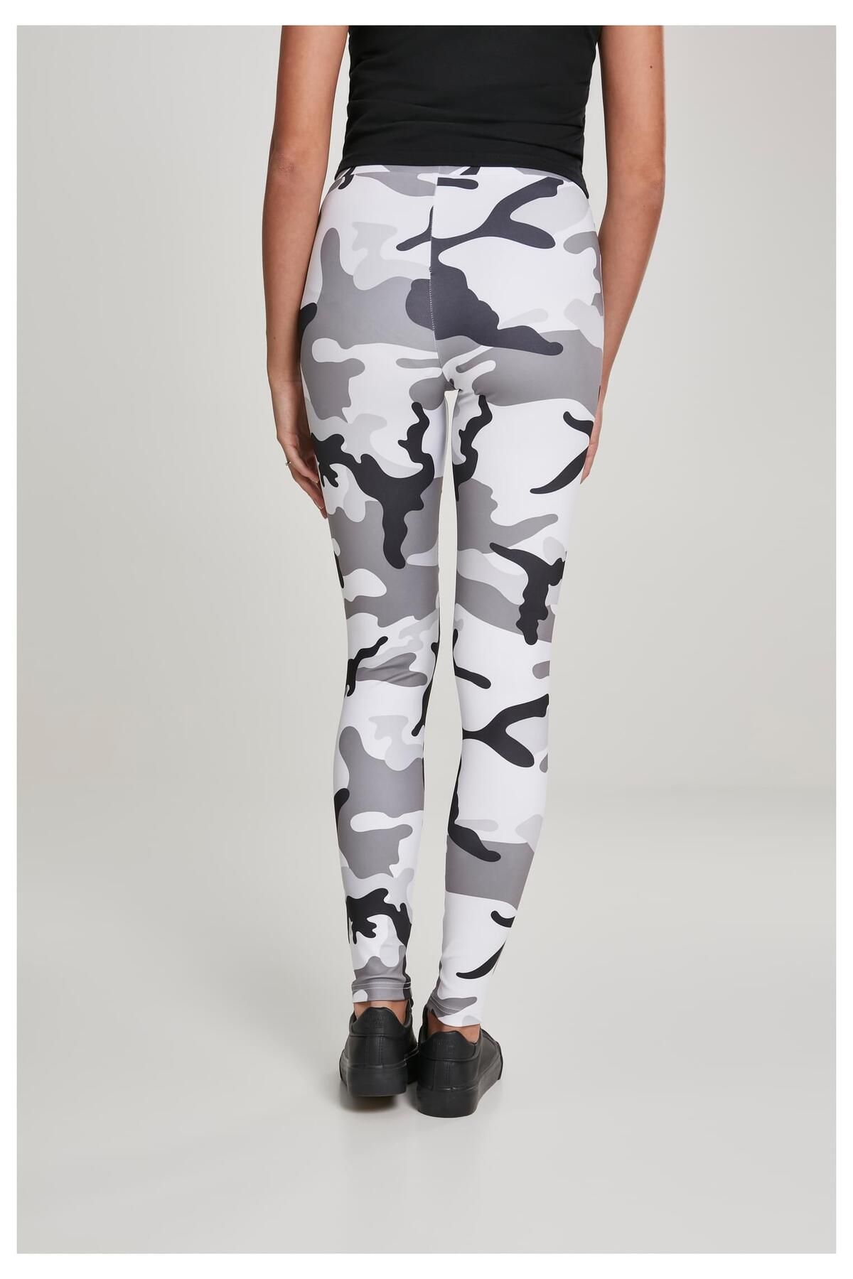 Urban Classics-Damen Ladies Camo Tech Mesh Leggings 3