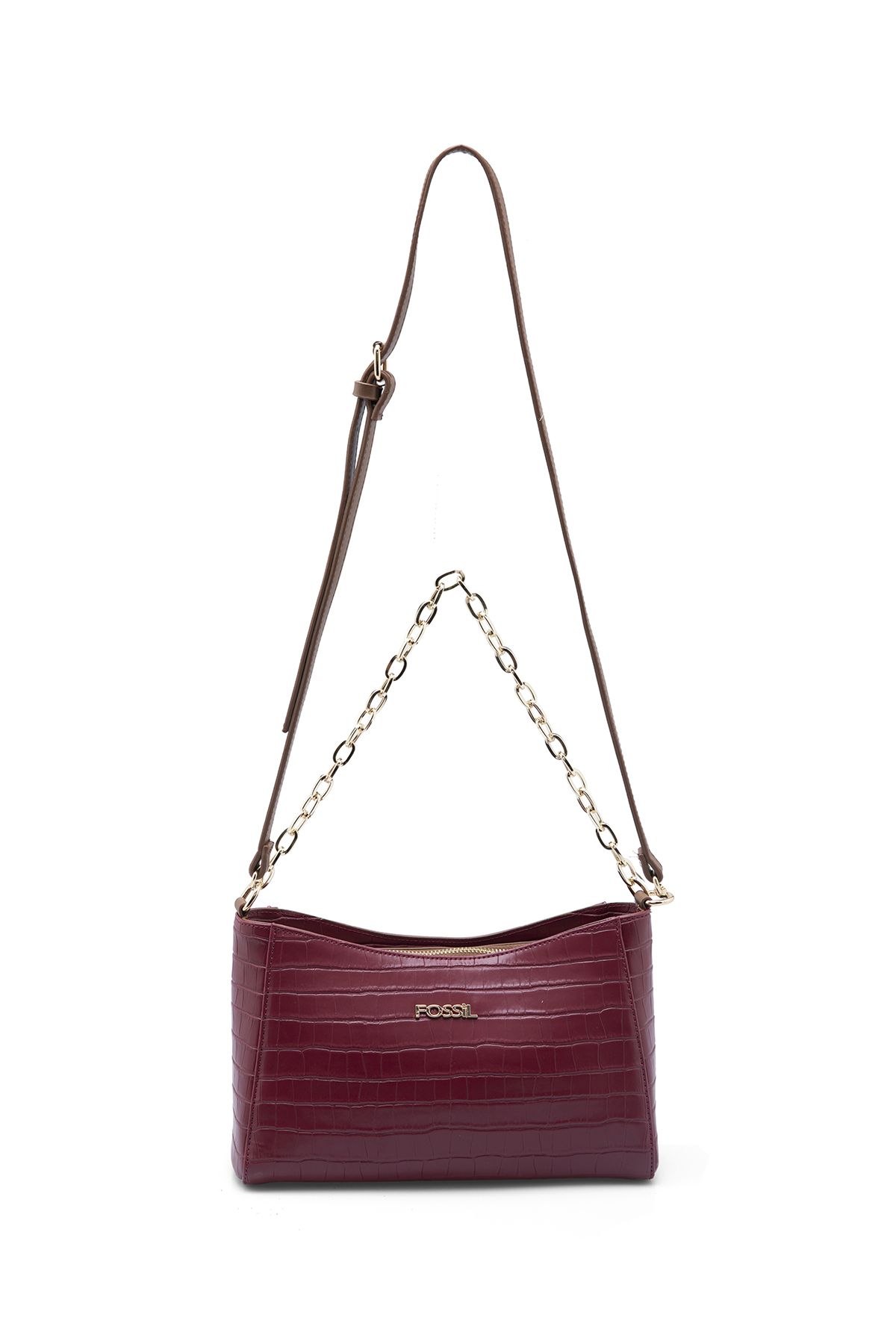 Dark red on sale shoulder bag