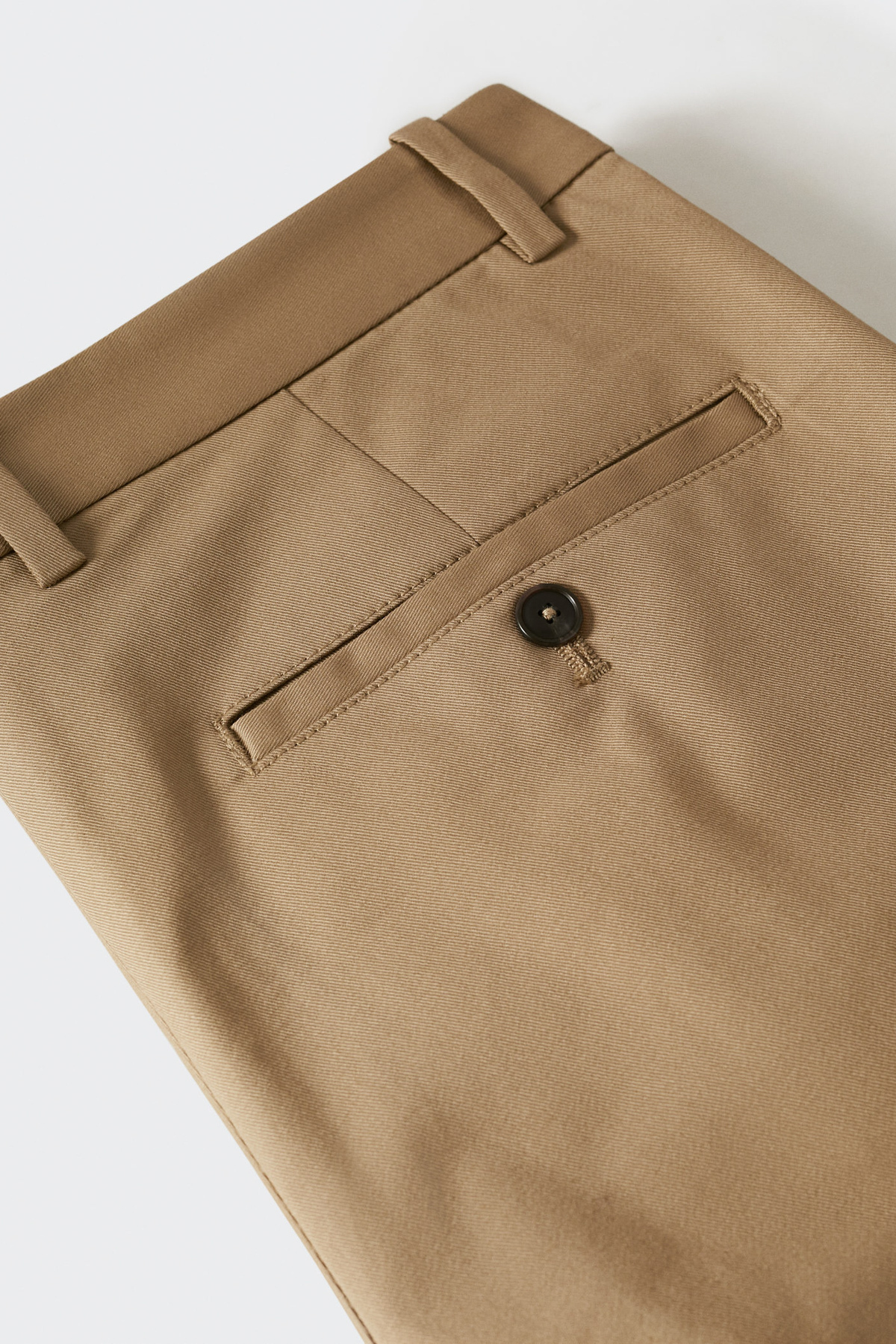 شلوار مردانه قهوه ای منگوMANGO Man | 37061274 اورجینال - تصویر 8