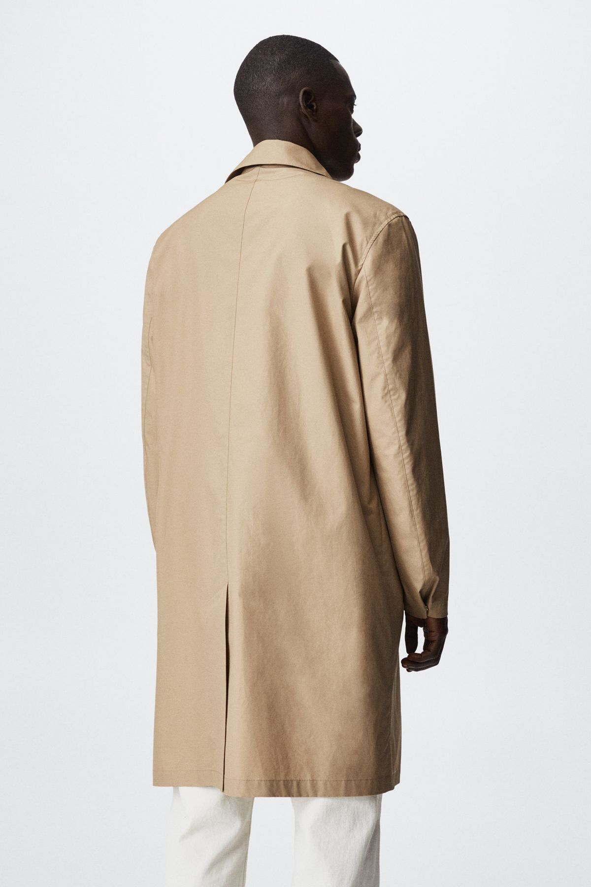 MANGO Man-Brauner Herrenmantel 37030031 11