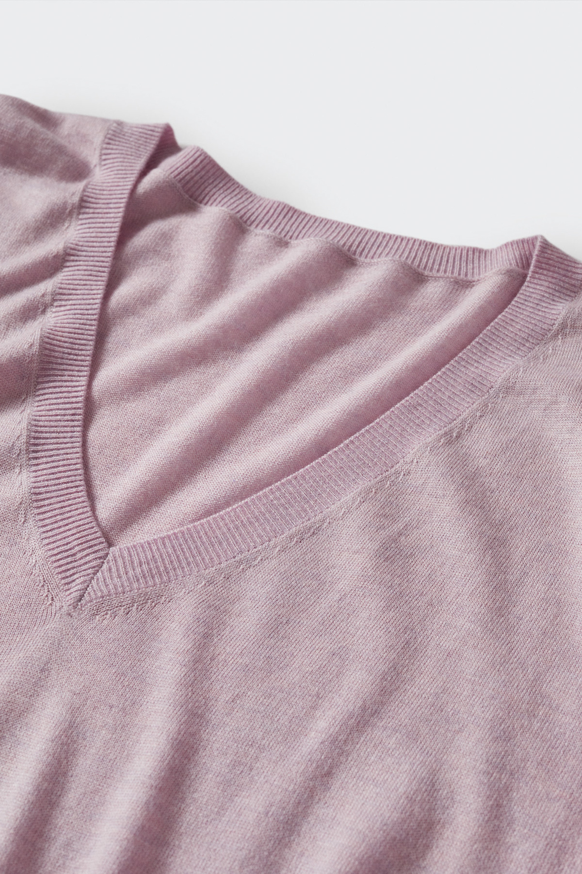 بافت و پلیور زنانه بنفش منگوMANGO | 37013790 اورجینال - تصویر 10