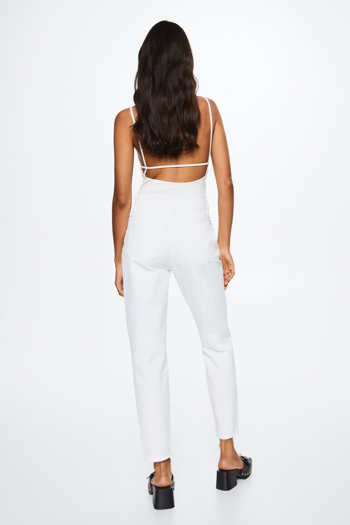 Beyaz Kadın Jeans 37010255