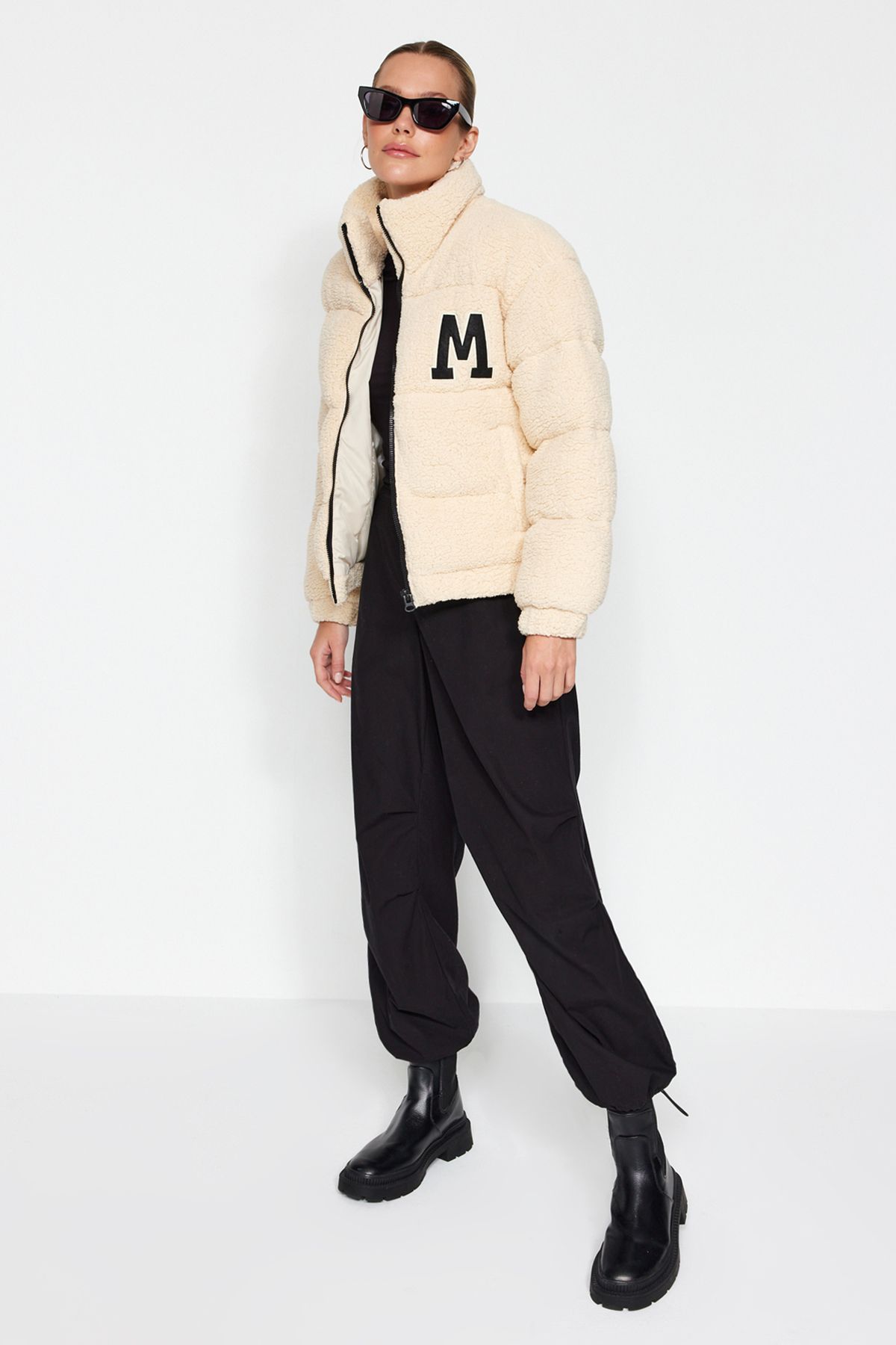 Ecru clearance puffer jacket
