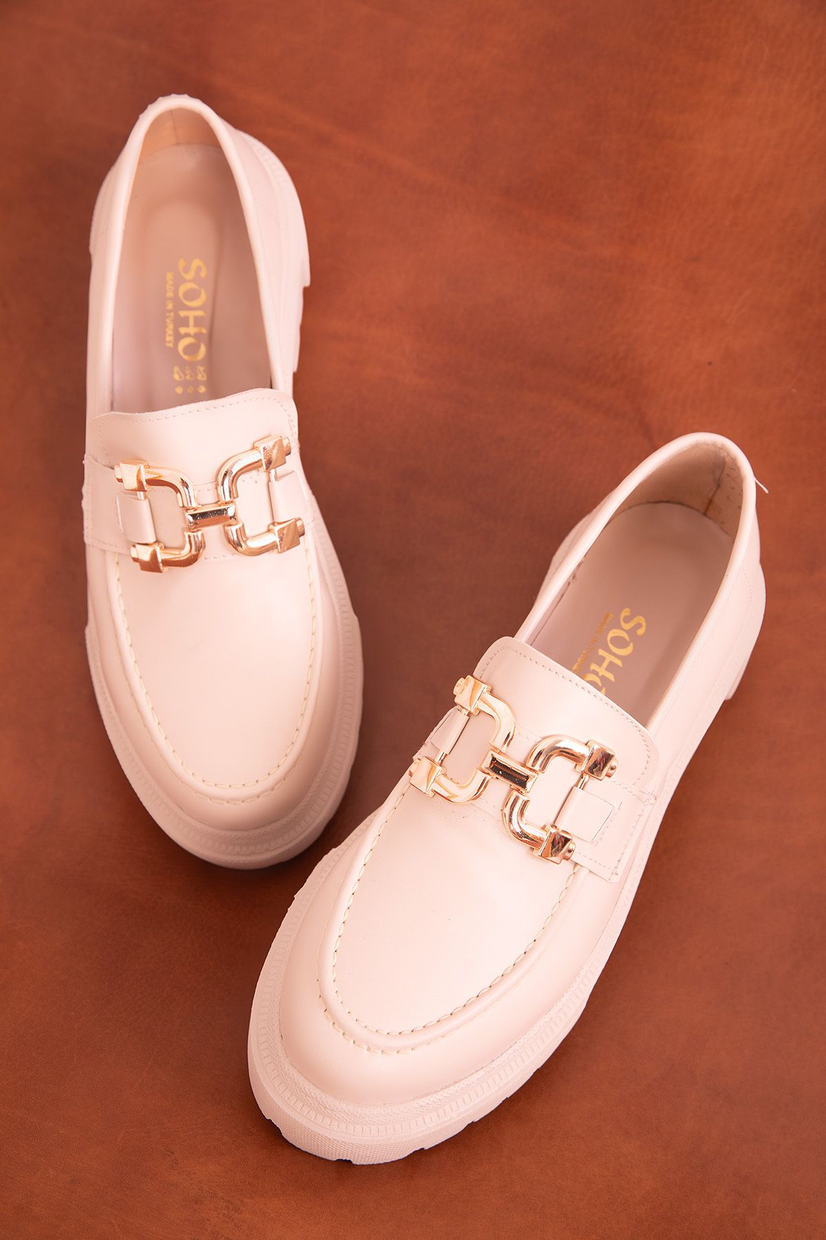 SOHO Beige Women s Casual Shoes 18354