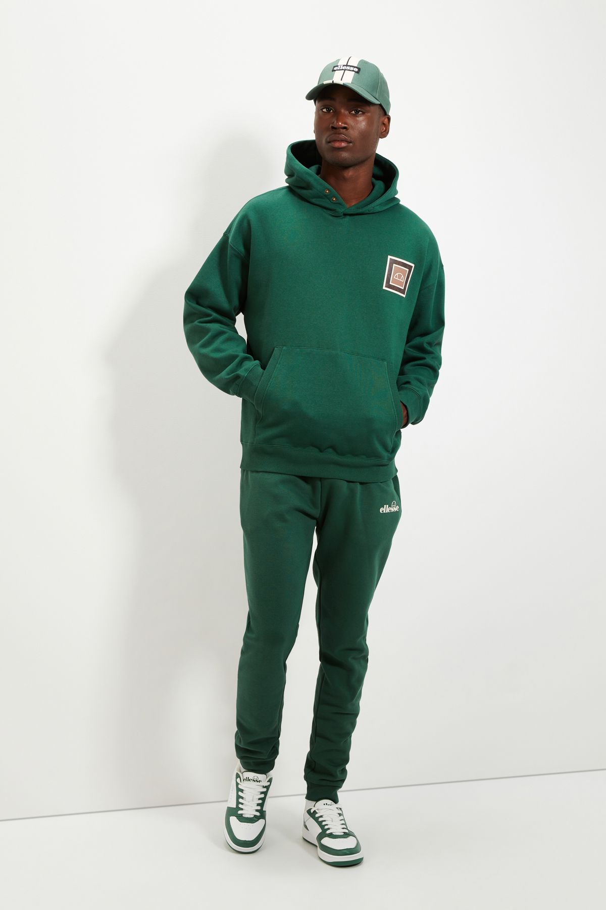 Green ellesse top tracksuit
