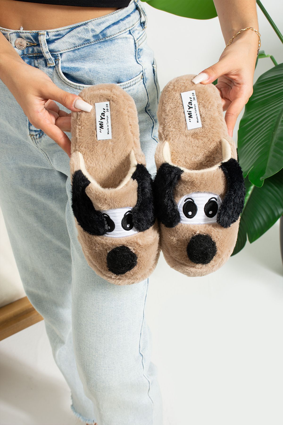 Dog sales house slippers