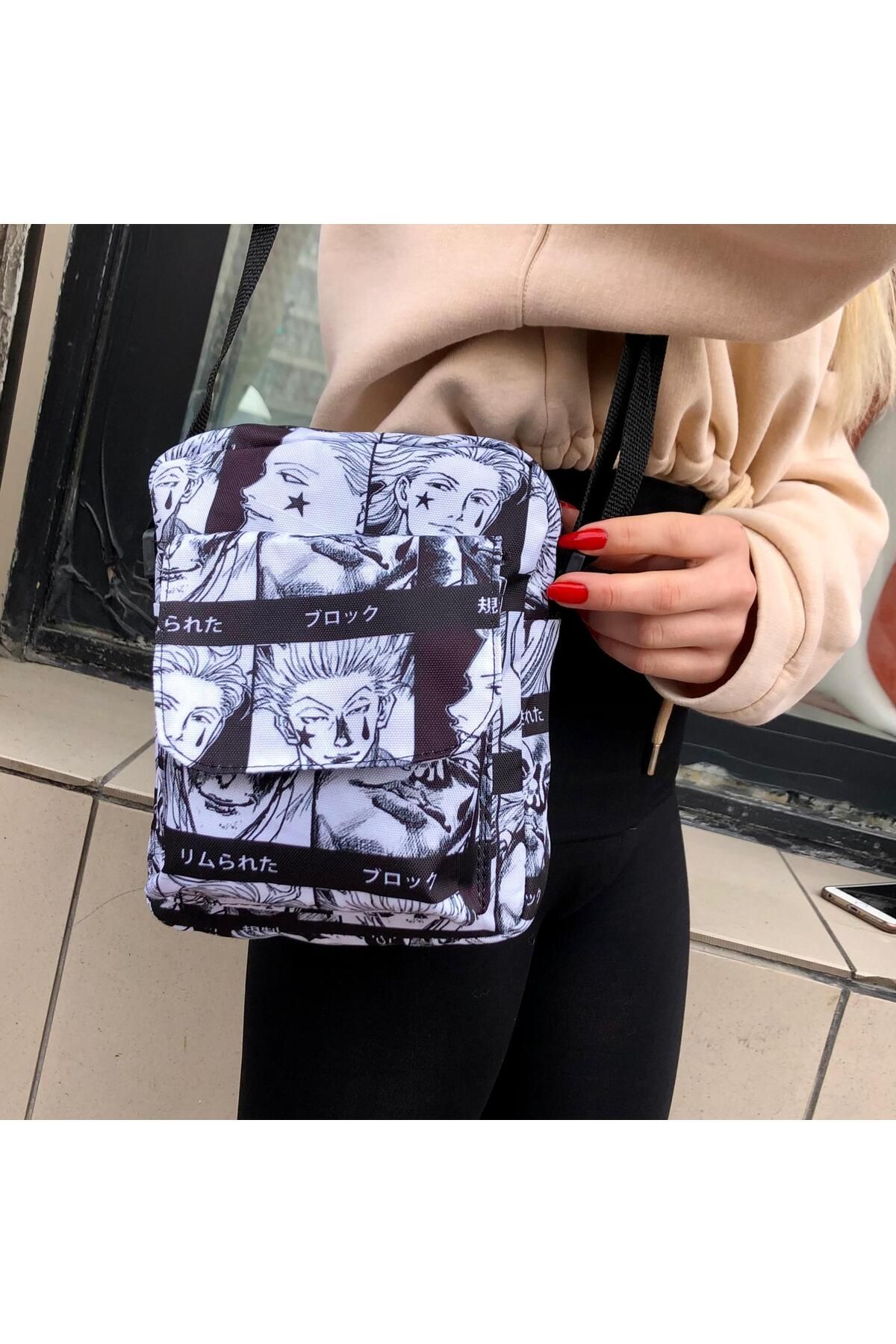 Köstebek-Geantă crossbody reglabilă Anime Hunter X Hunter Collage 1