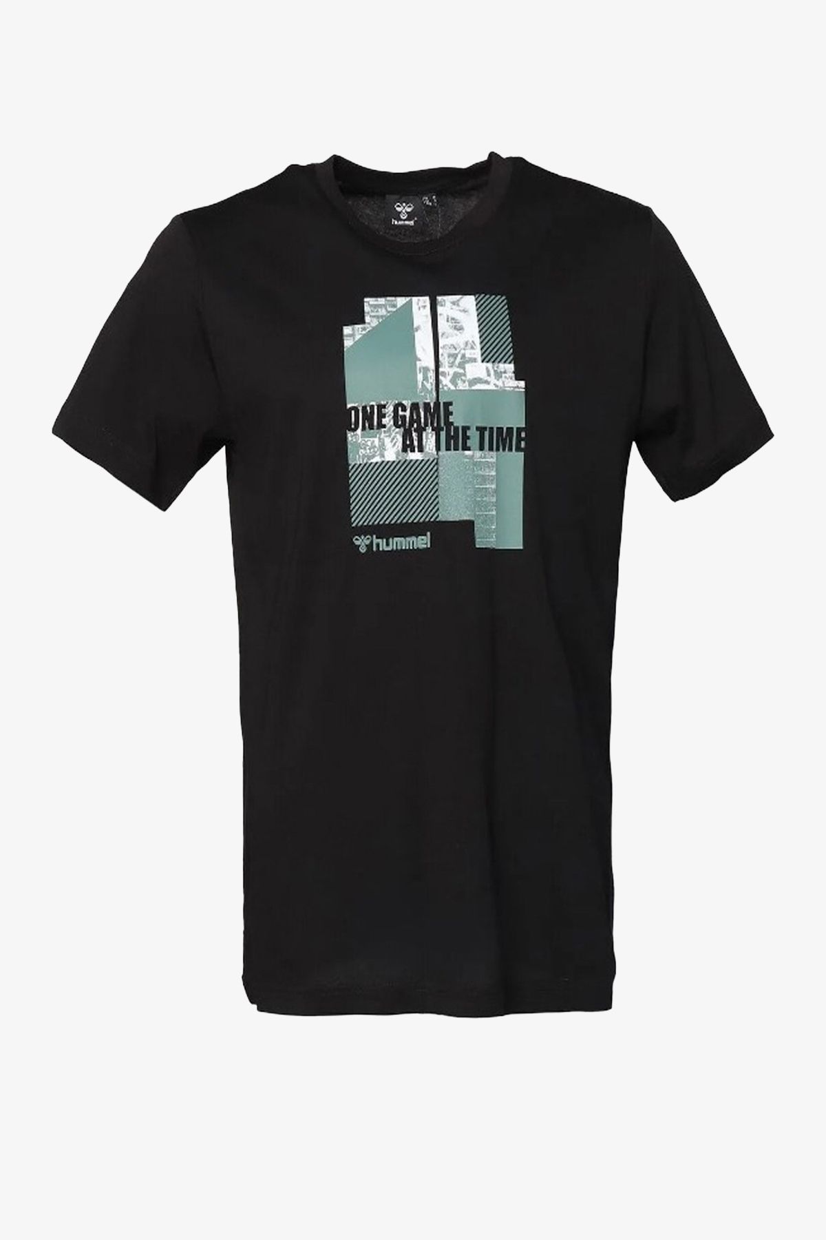 hummel تی شرت سیاه کودک HMLCREE T-Shir SS 911721-2001