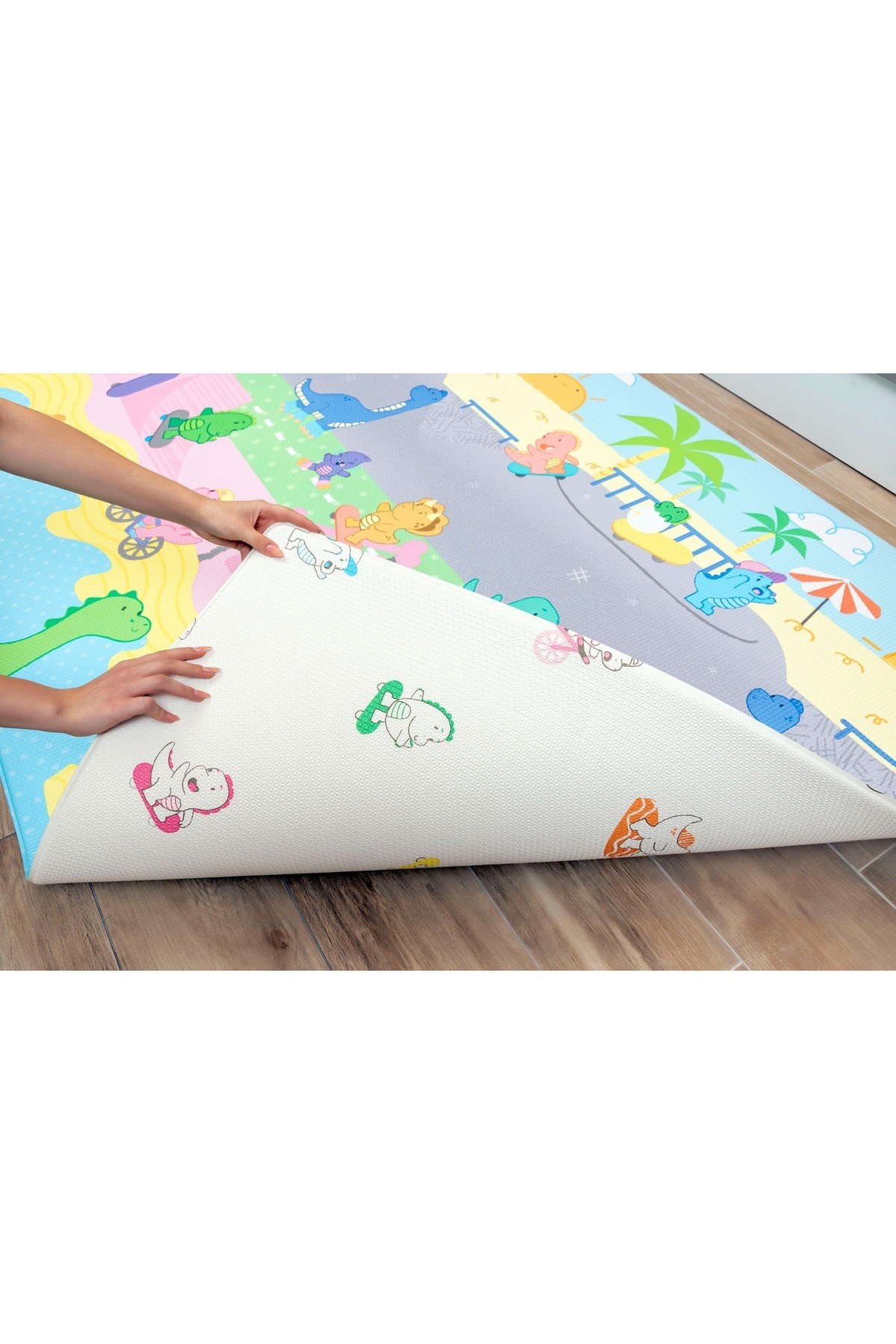 OGGİA Dino Park Premium Oyun Matı / Halısı 140cm*195cm*15mm Mat031 fotoğrafı 4 (önizleme)