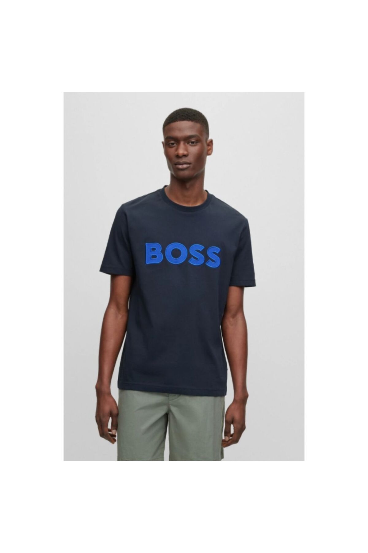 Boss T Shirt Dark blue Relaxed fit