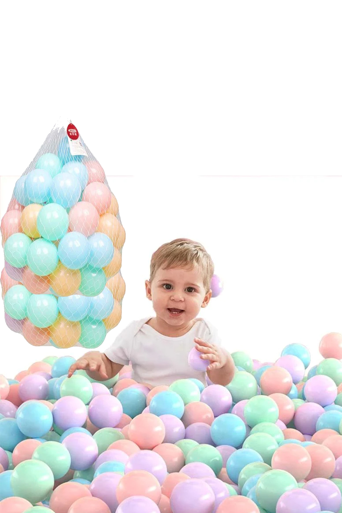 Fırsat Oyuncak 6cm 100'lü Filede Oyun Havuz Topları fotoğrafı 5 (önizleme)