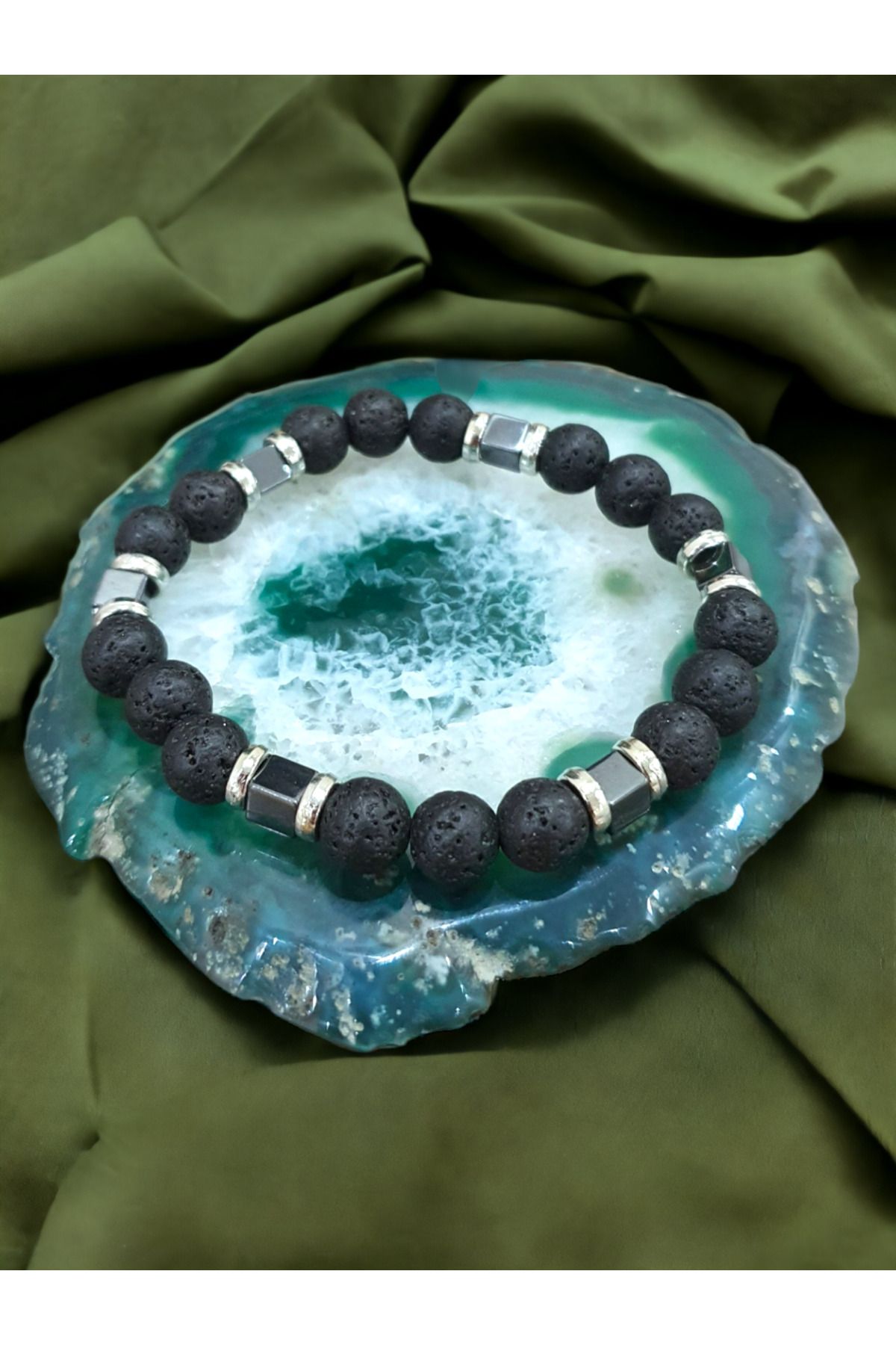 Black stone new arrivals bracelet for ladies