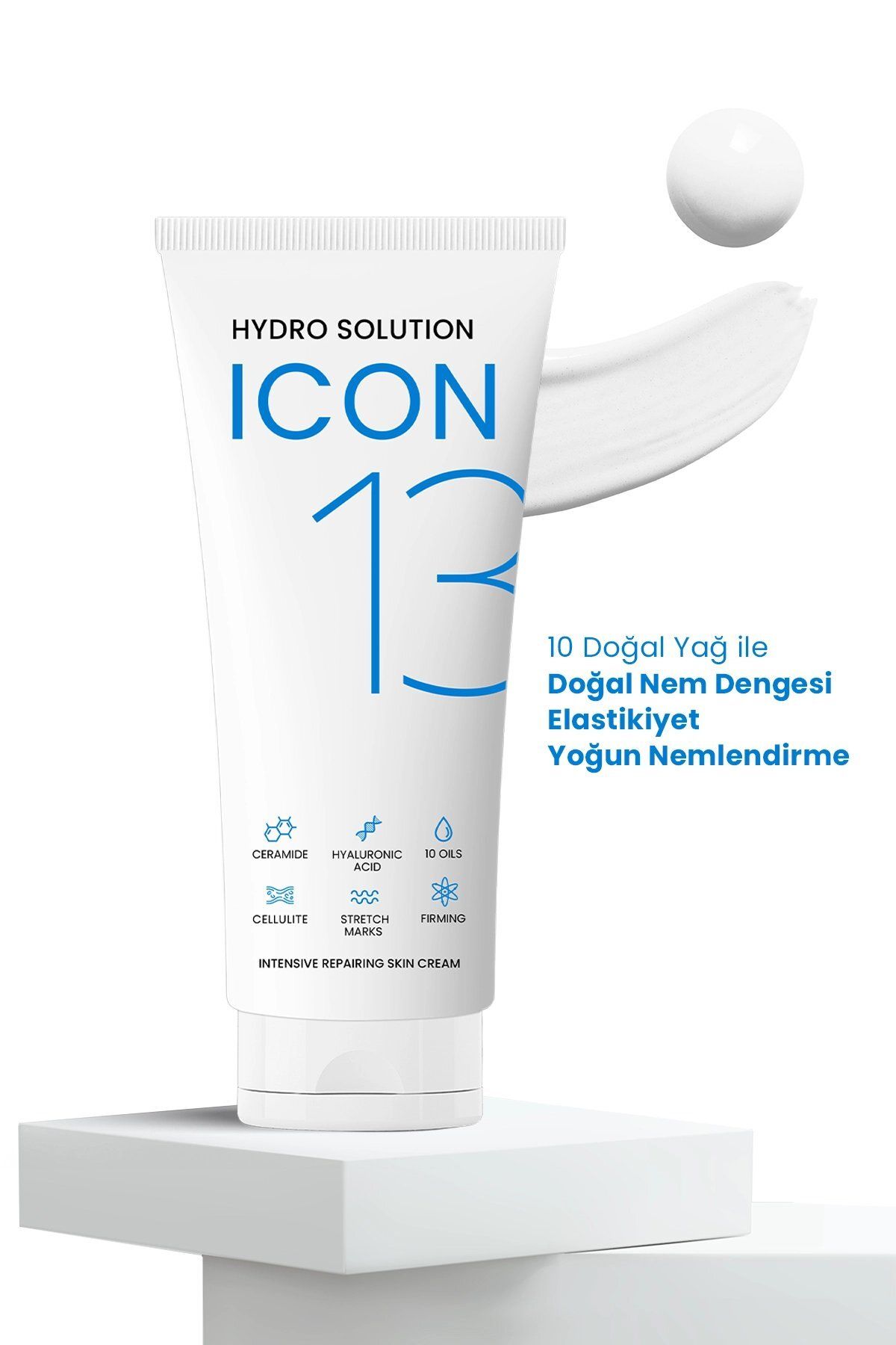 PROCSIN کرم مرطوب کننده قوی ترمیم کننده و تجدید کننده پوست 13 Hydro Solution Icon کرم 13 منظوره 175 میل