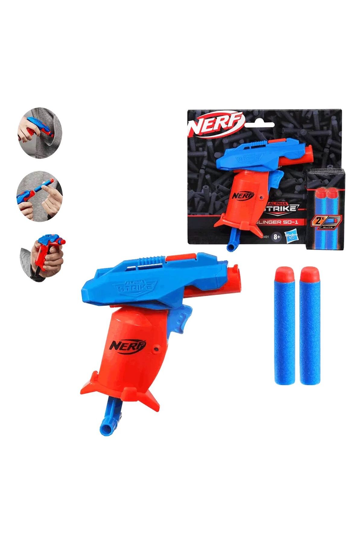 Alpha Strike Slinger Sd-1 Licensed Product Nerf Elite Bullet Gift
