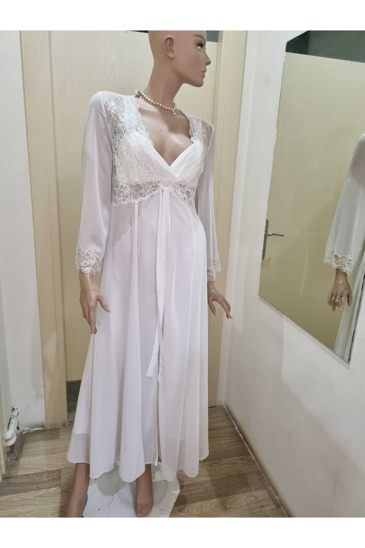 Sevinç Ürkmez Sevinc Urkmez Gecelik Sabahlik Takim