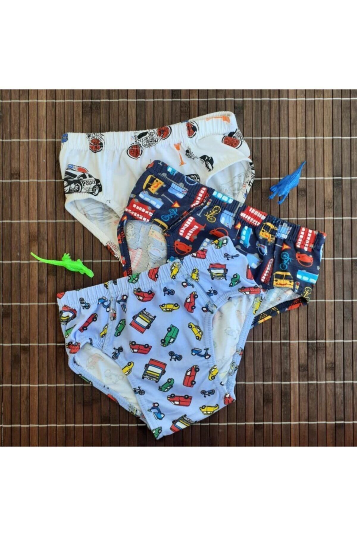 ADN Underwear Erkek Çocuk Desenli Slip Külot 6 Lı MSSM-088