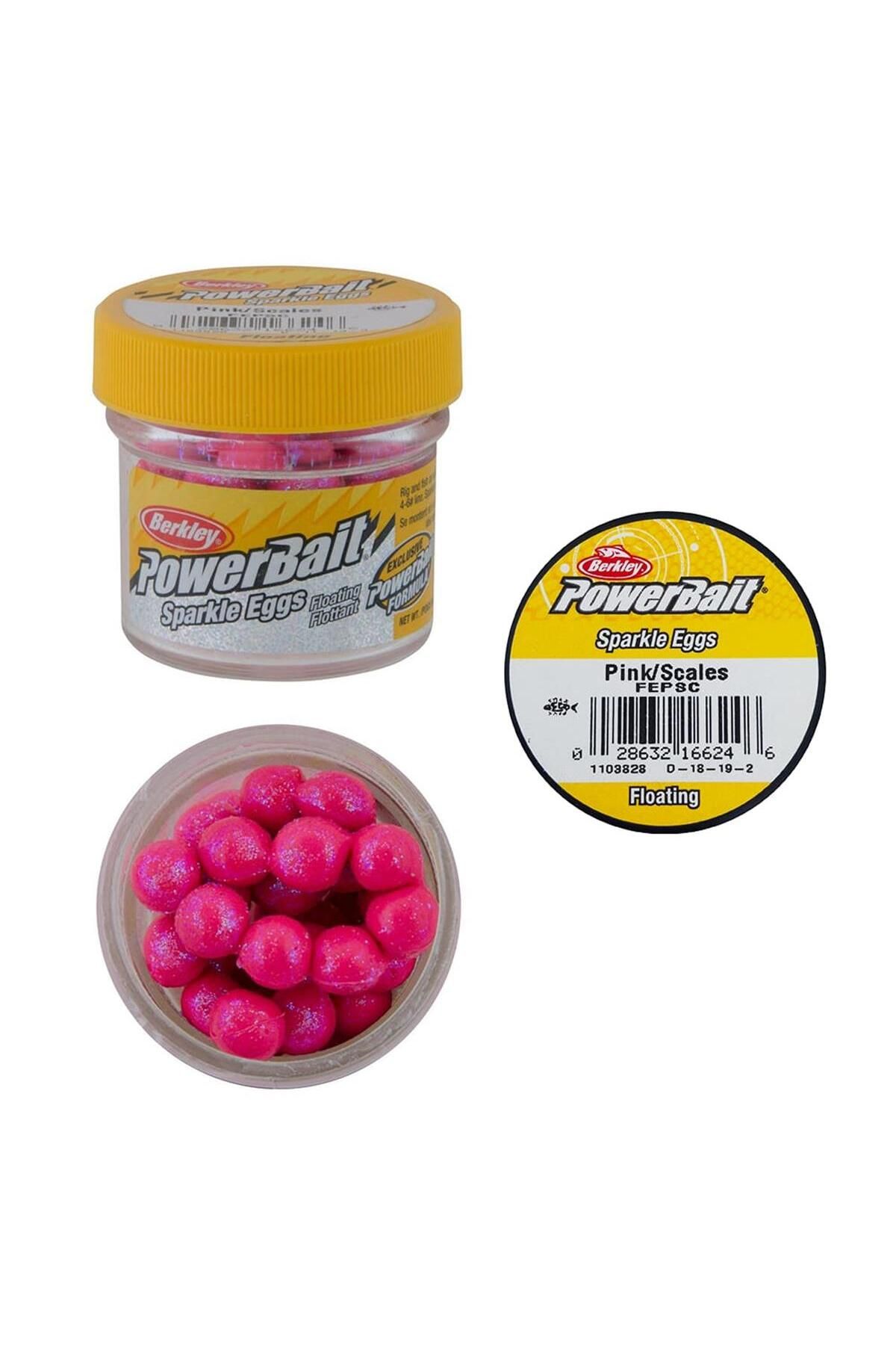 BERKLEY PowerBait Floating Magnum SPARKLE EGGS Banana Boost Pink