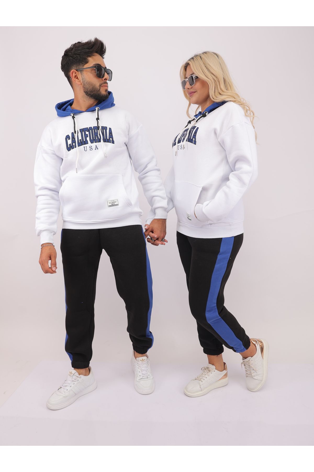 Matching white sweatsuit hotsell