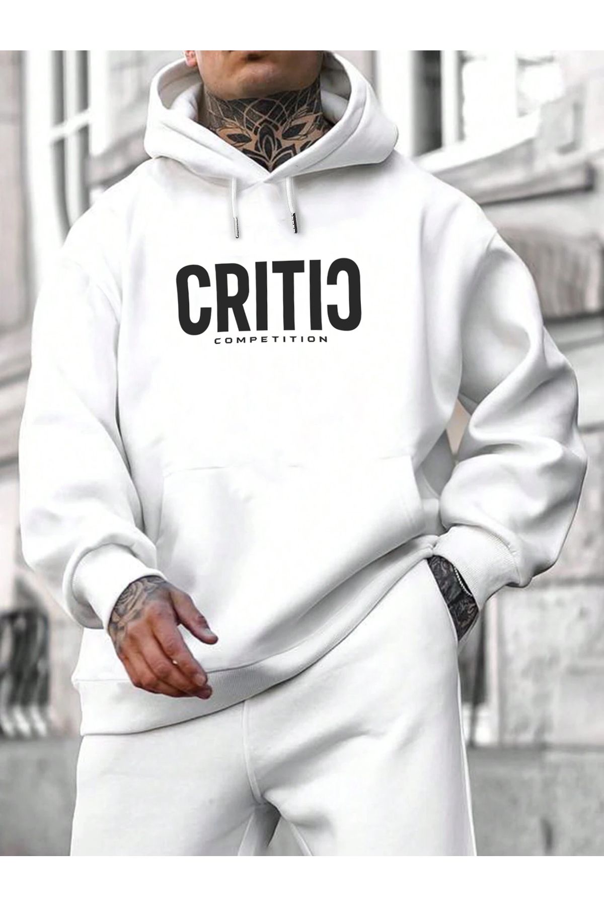 Jooy Company Critic Design Men s Hooded Sweatshirt Hoodie Trendyol