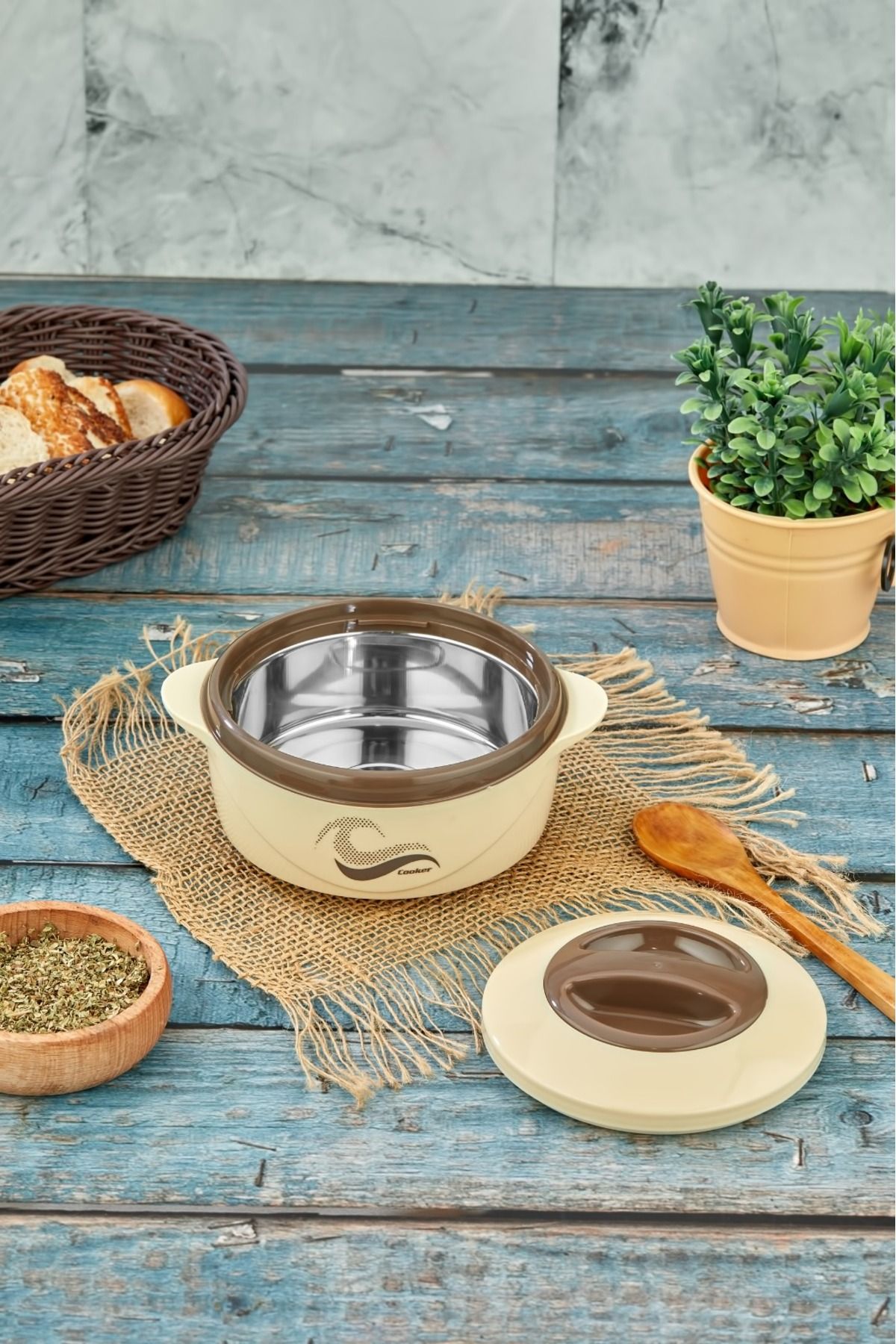 فلاسک نود لوکس 500 میل آشپزخانه فولادی کوچک Cooker
