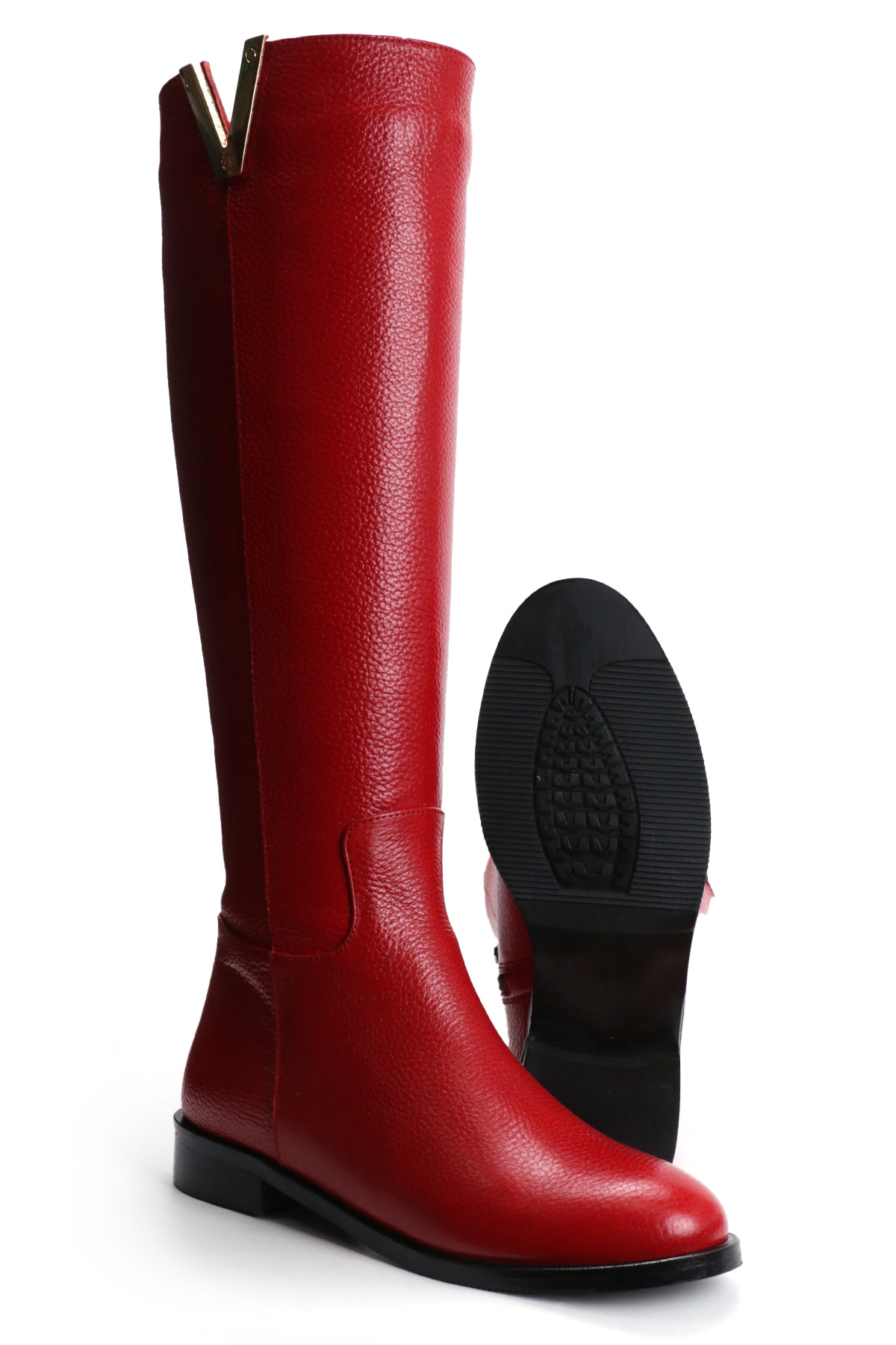 OZ DOROTHY  Kırmızı Kadın Deri Çizme - Görsel 5