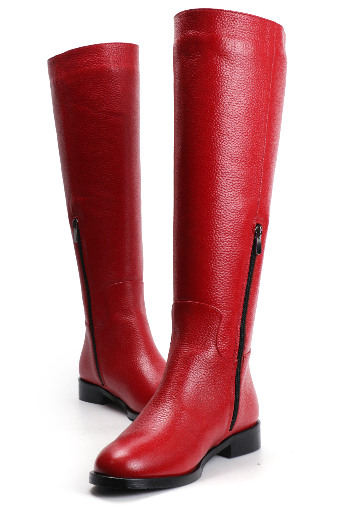 OZ DOROTHY  Kırmızı Kadın Deri Çizme - Görsel 4