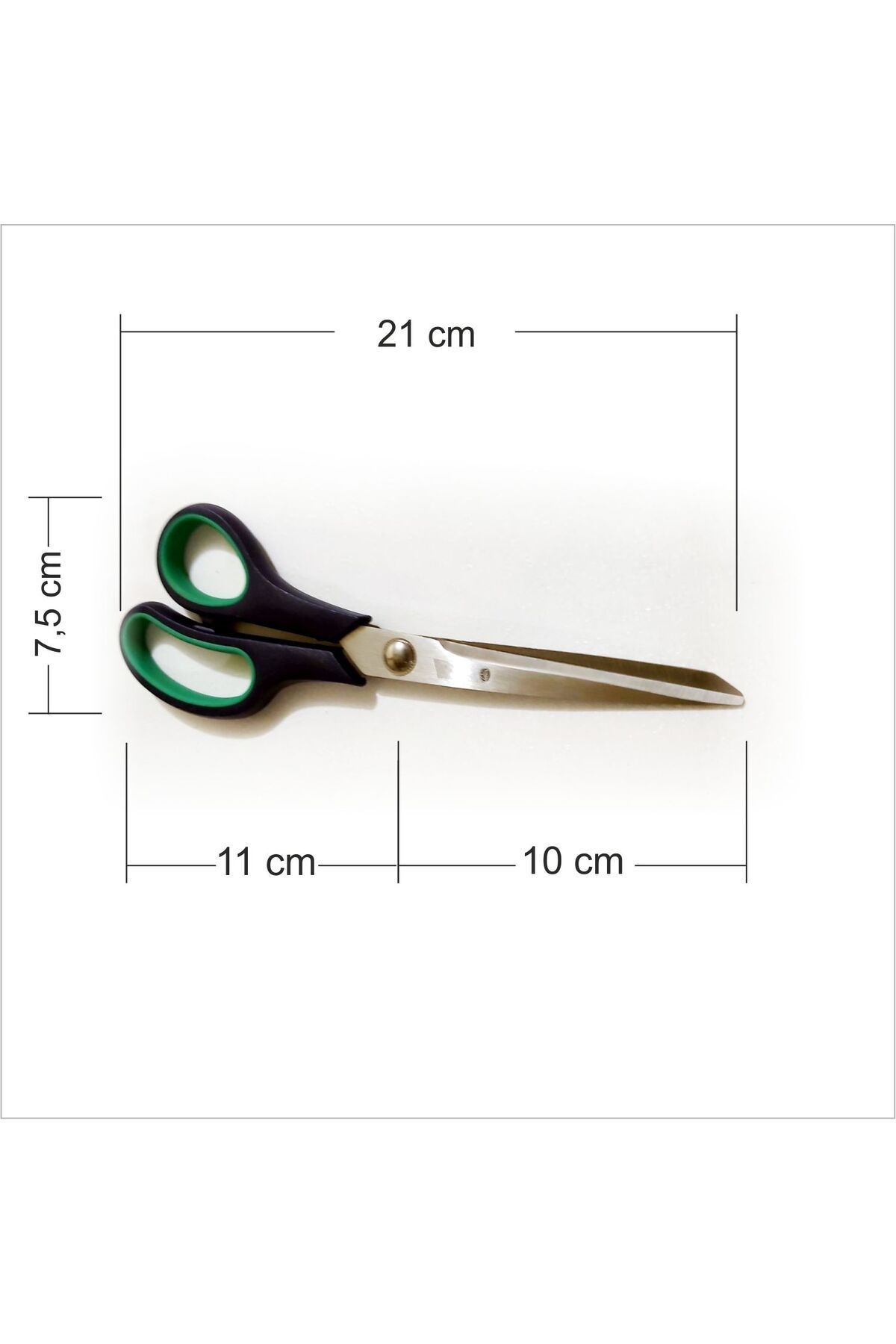 M3DECOR UM Long Large 21 cm Light Steel Ergonomic Scissors That Do Not Dull Do Not Lose Their Hardness Do Not Leak Water