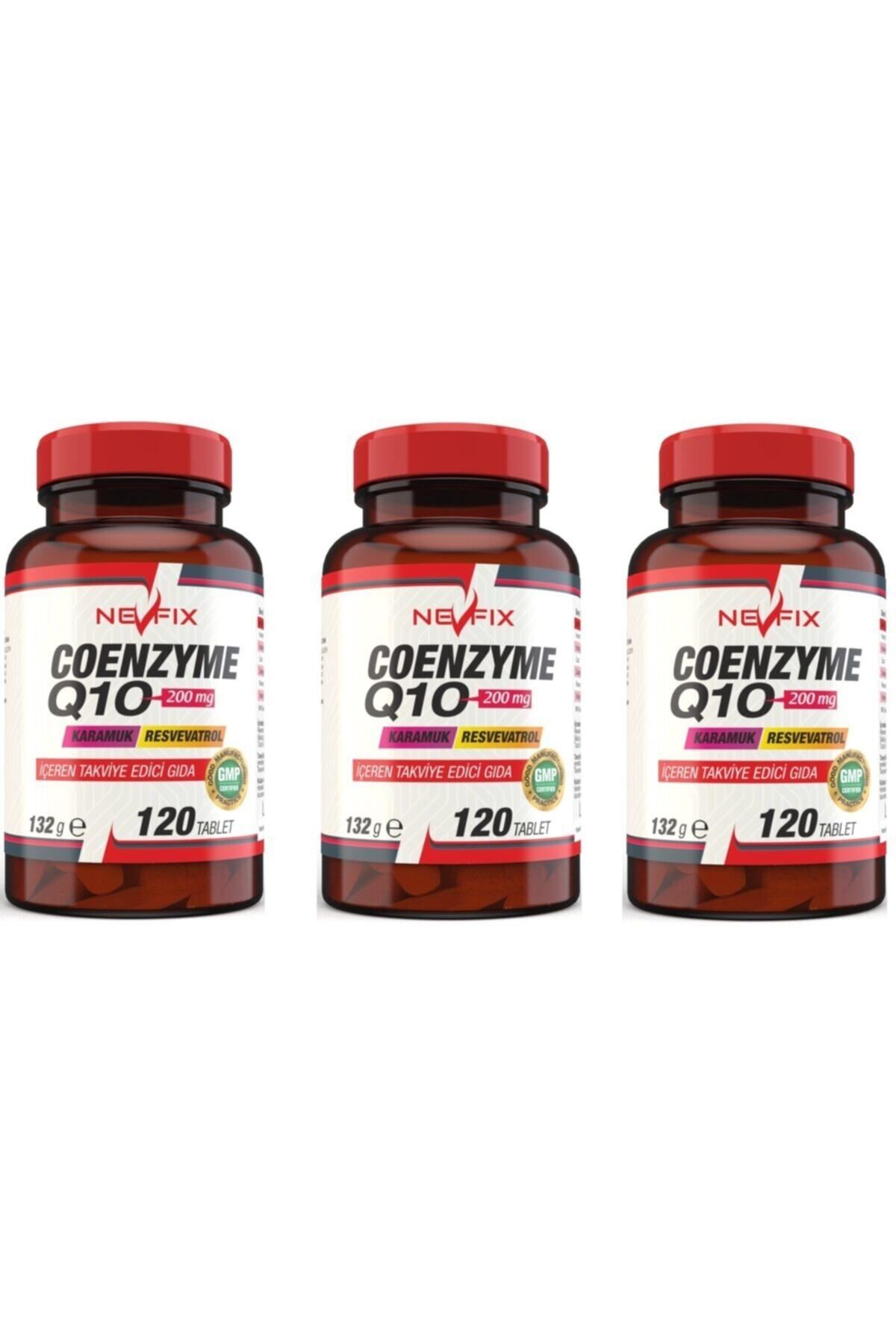 Nevfix Koenzim Coenzyme Q10 200 Mg 120 Tablet X 3 Kutu
