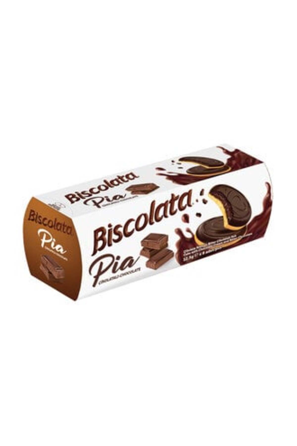 Biscolata Pia Çikolatalı 100 g x 12’li Paket – Yumuşak Kek ve Çikolata Lezzeti