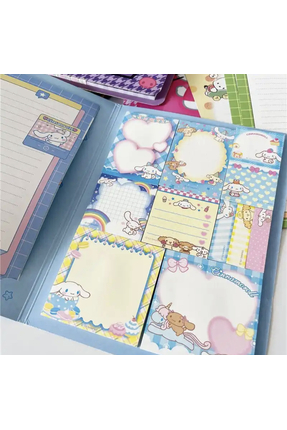synshop Cinnamoroll Kore Japon Kırtasiye Ofis Postit Yapışkanlı Kağıt Set