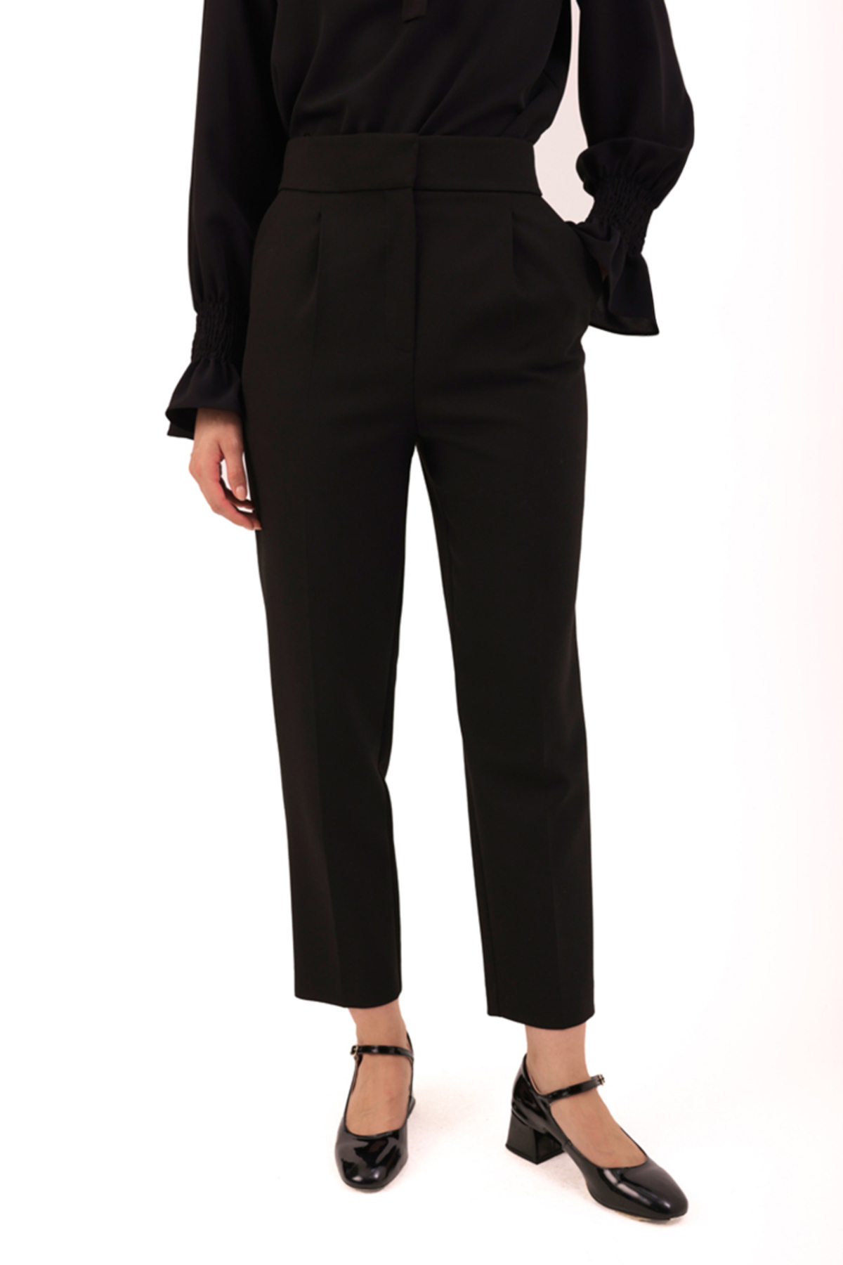 شلوار Aker اورجینال زنانه برند آکر 23AW03078111 Classic Cut Trousers with Pockets - تصویر 3