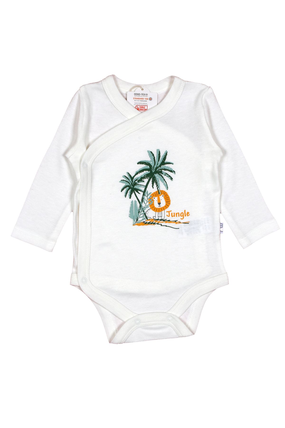 Melekpare-Baby Bottom and Top Set Long Sleeve Snap-On Bodysuit Bottom with Booties Pack of 2 50% Bamboo 50% Cotton Oexo Text 2
