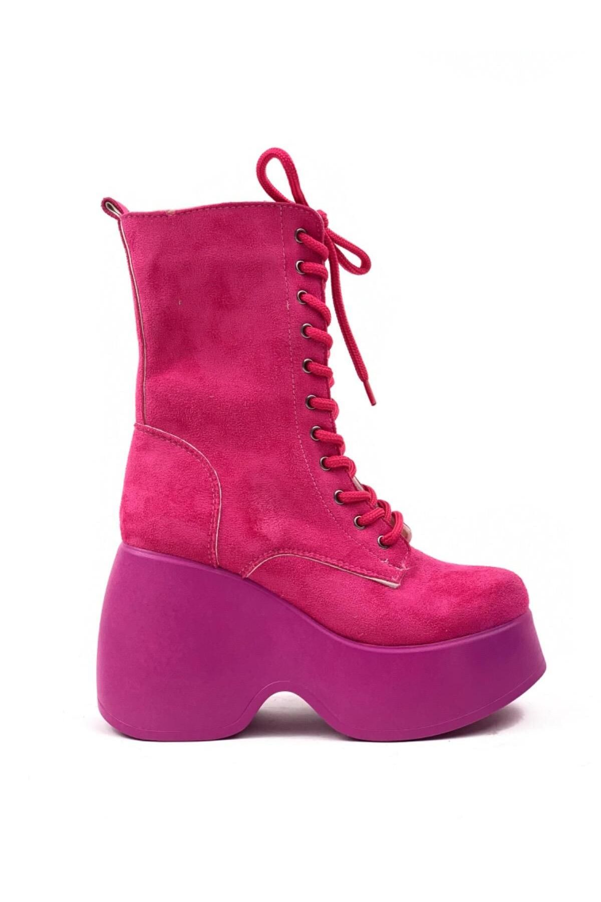 Demonia pink platform boots clearance
