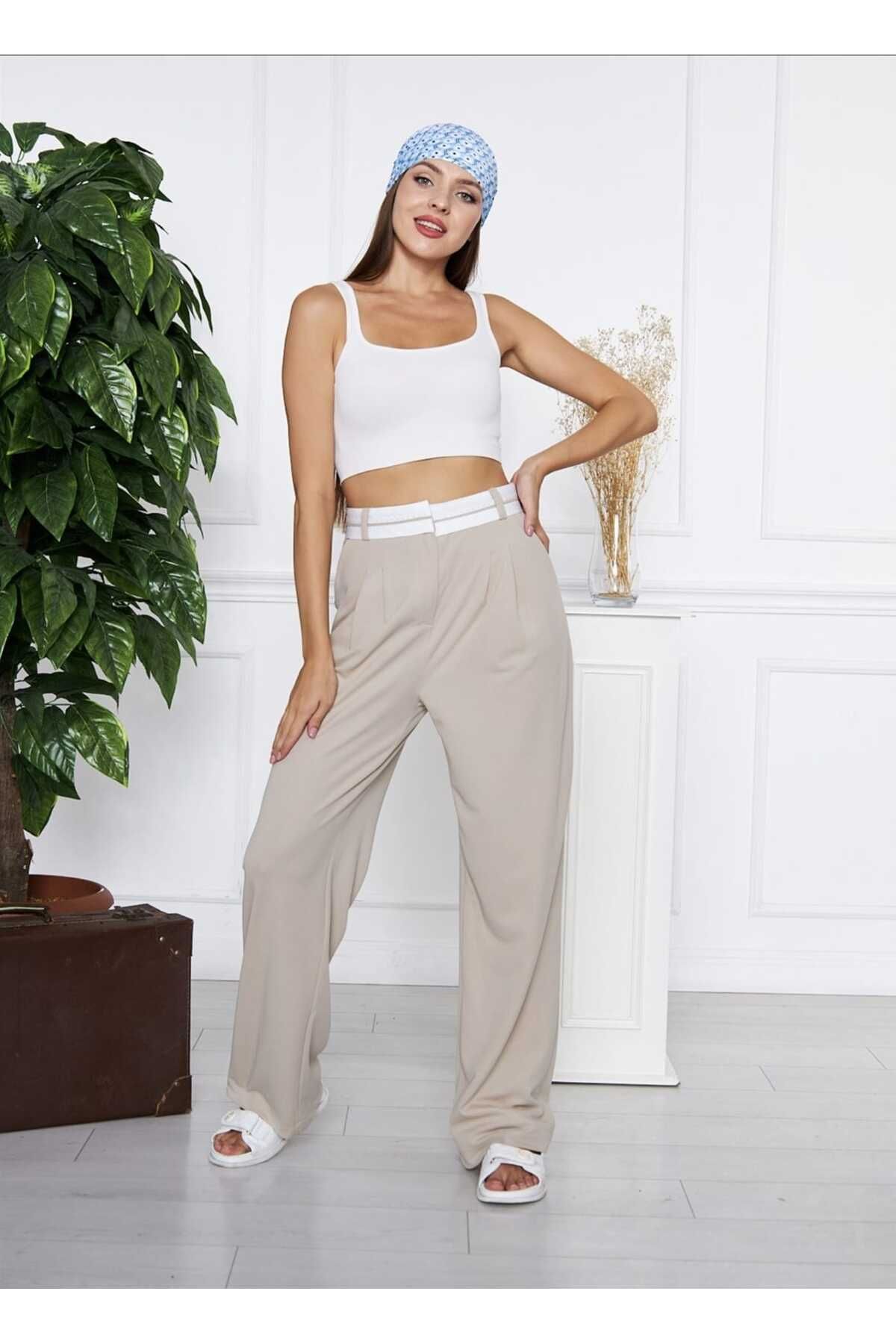 Reverse Waistband Trousers, Women's Waistband Trousers