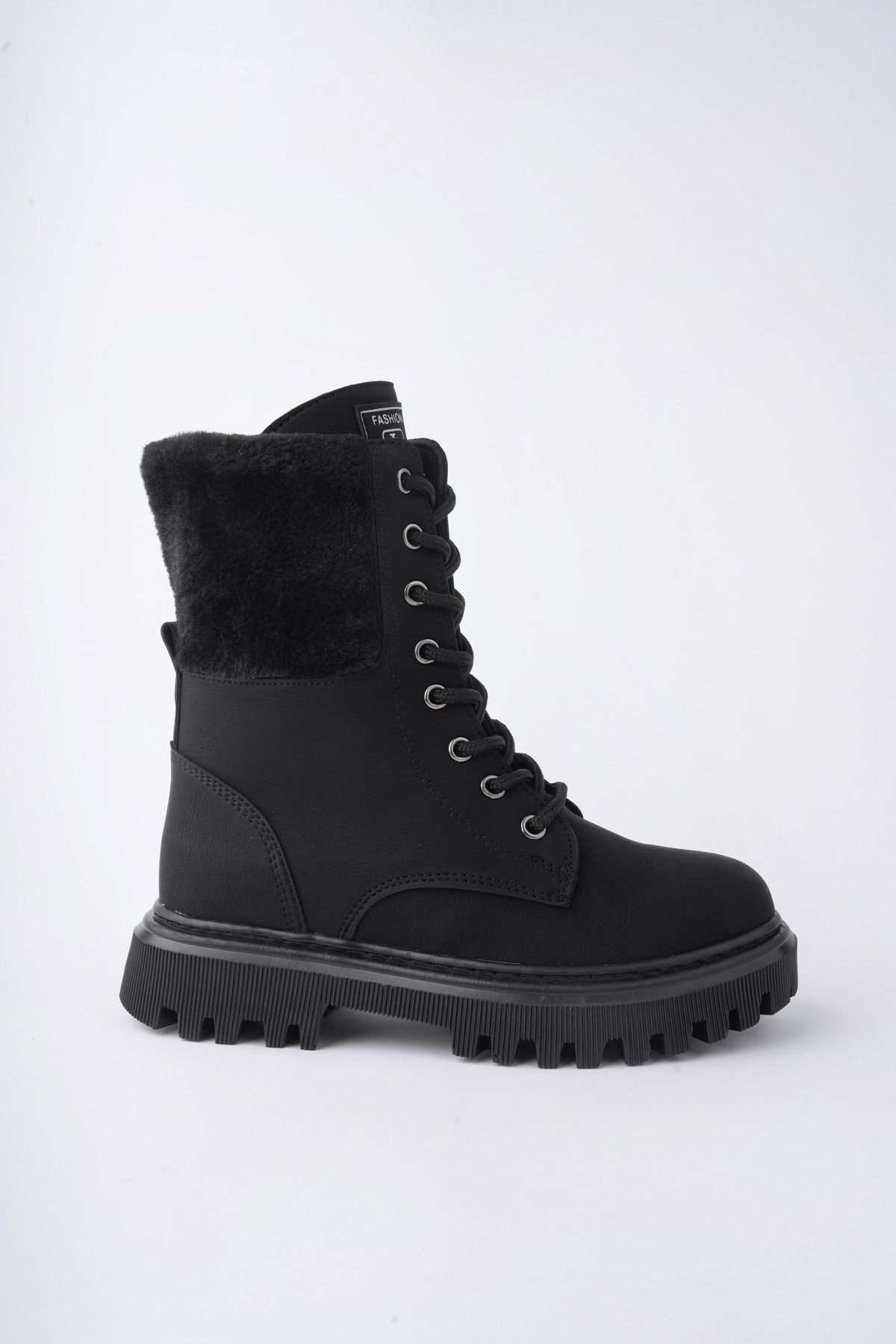 McDark-Cizme negre pentru fete cu fermoar 2