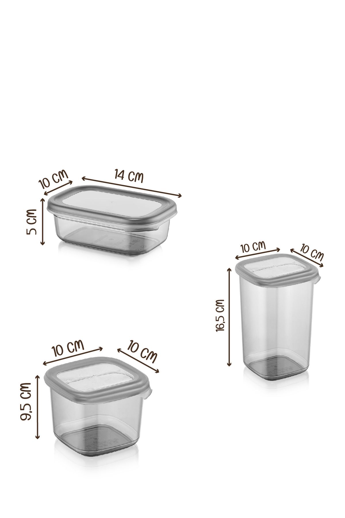 Vienev-Advantageous Super Set of 18 - Seasoning Storage Container 6X(0.40, 0.45, 0.55 L) with Label 5