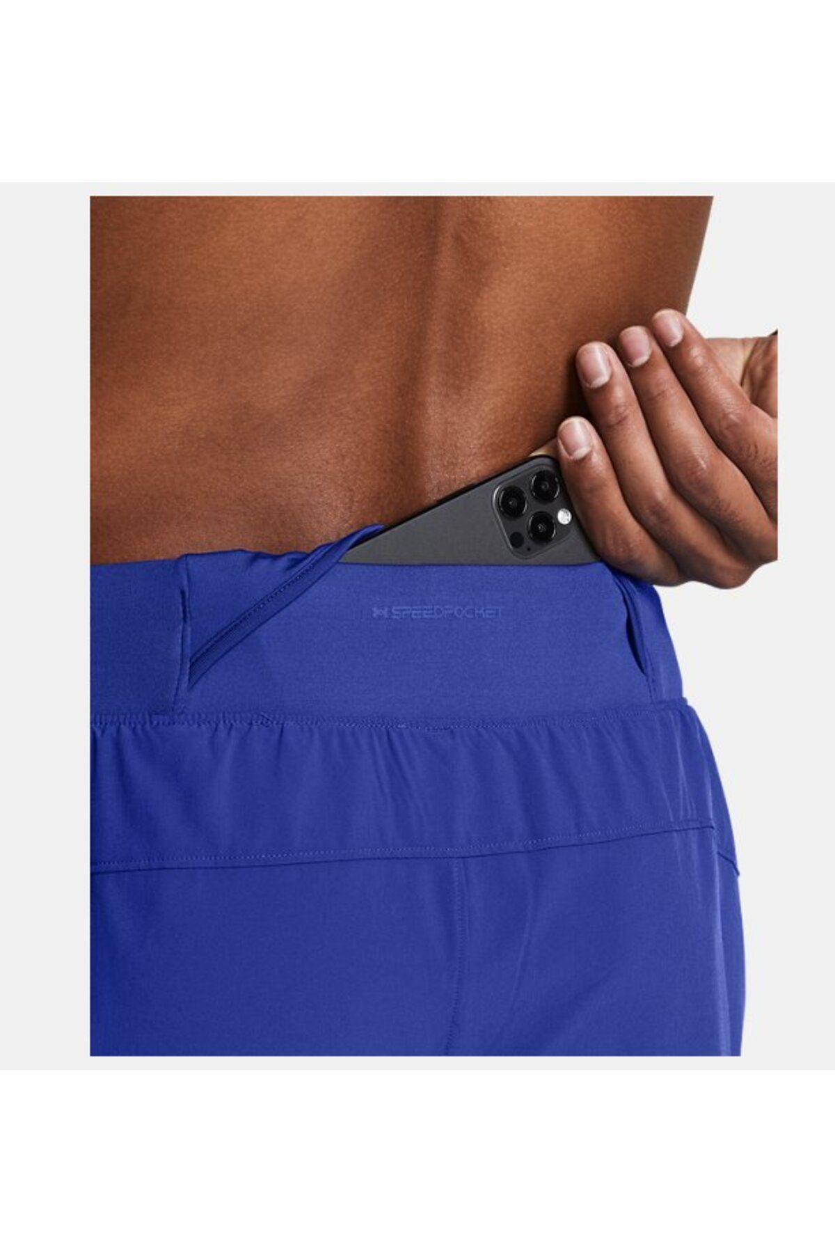 شورت ورزشی آبی مردانه های نخبگان UA 1376509 400 Under Armour