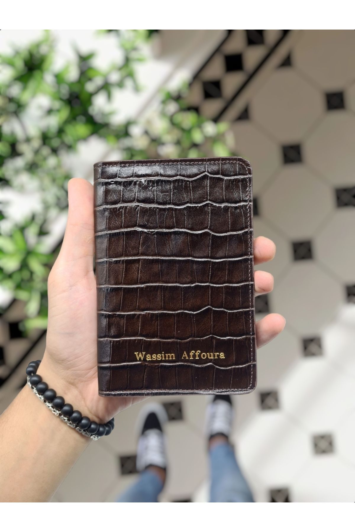 کیف پول مردانه و زنانه 911 TEMPTION LEALINE TEMPTIVE PASSPORTS REAL PASSPORT CASE CHEAKE BEATHER VİSSO