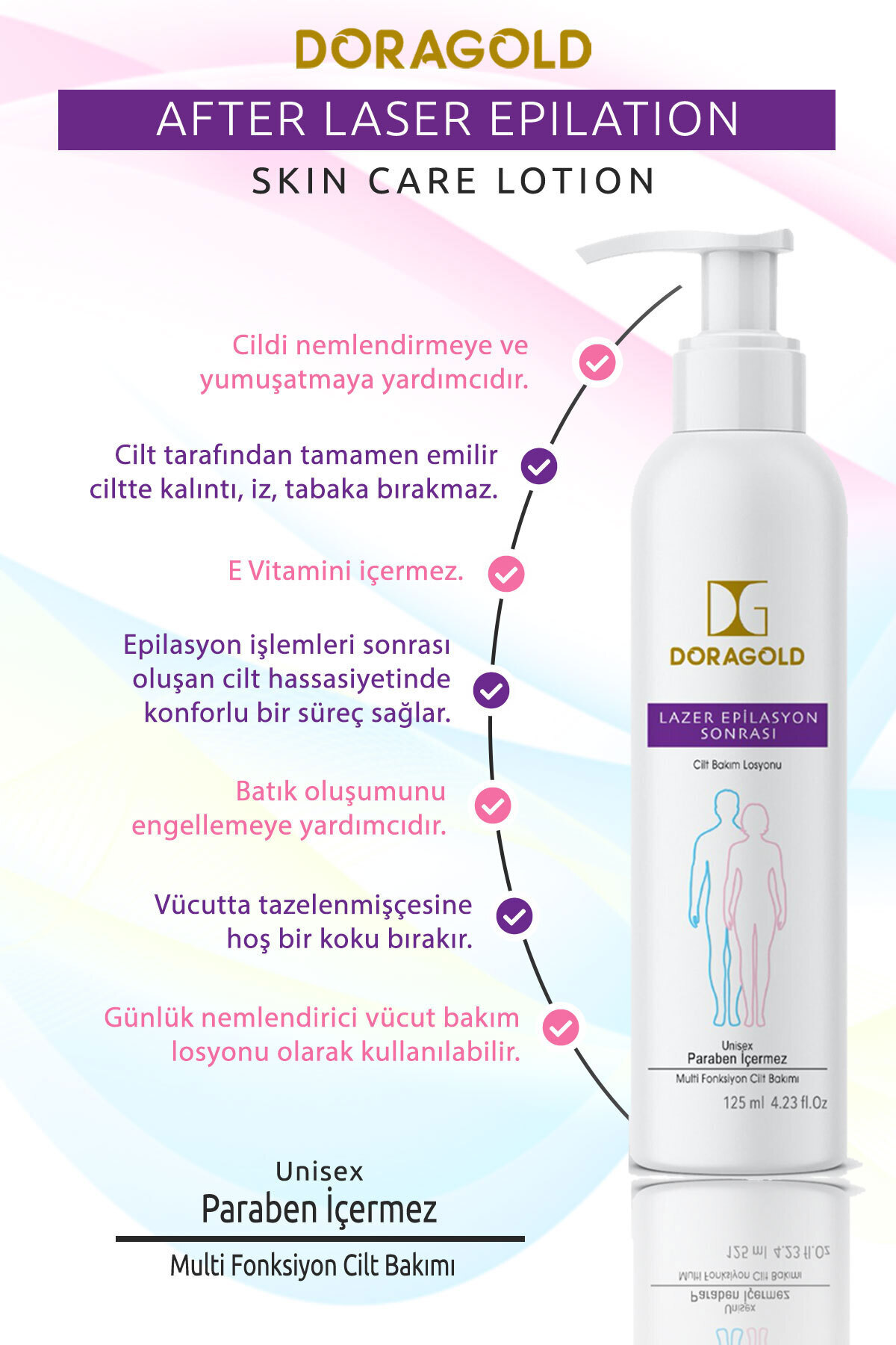 Lazer Epilasyon Sonrası Krem + Ton Eşitleyici Leke Karşıtı Spf 50+ Çok Yönlü Güneş Kremi — DG-LG3479 — تصویر 6 از 7