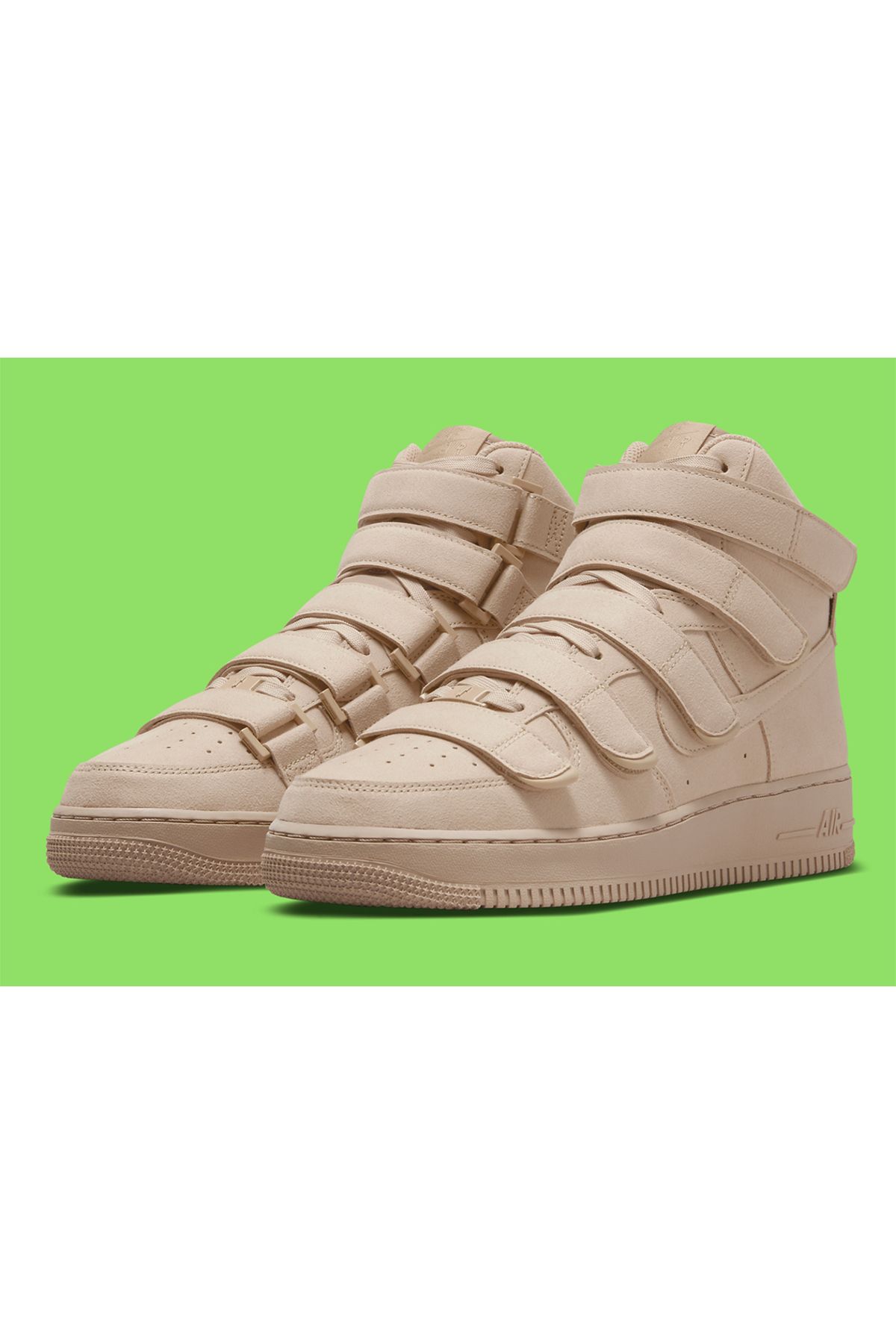 Khaki air force on sale ones high top