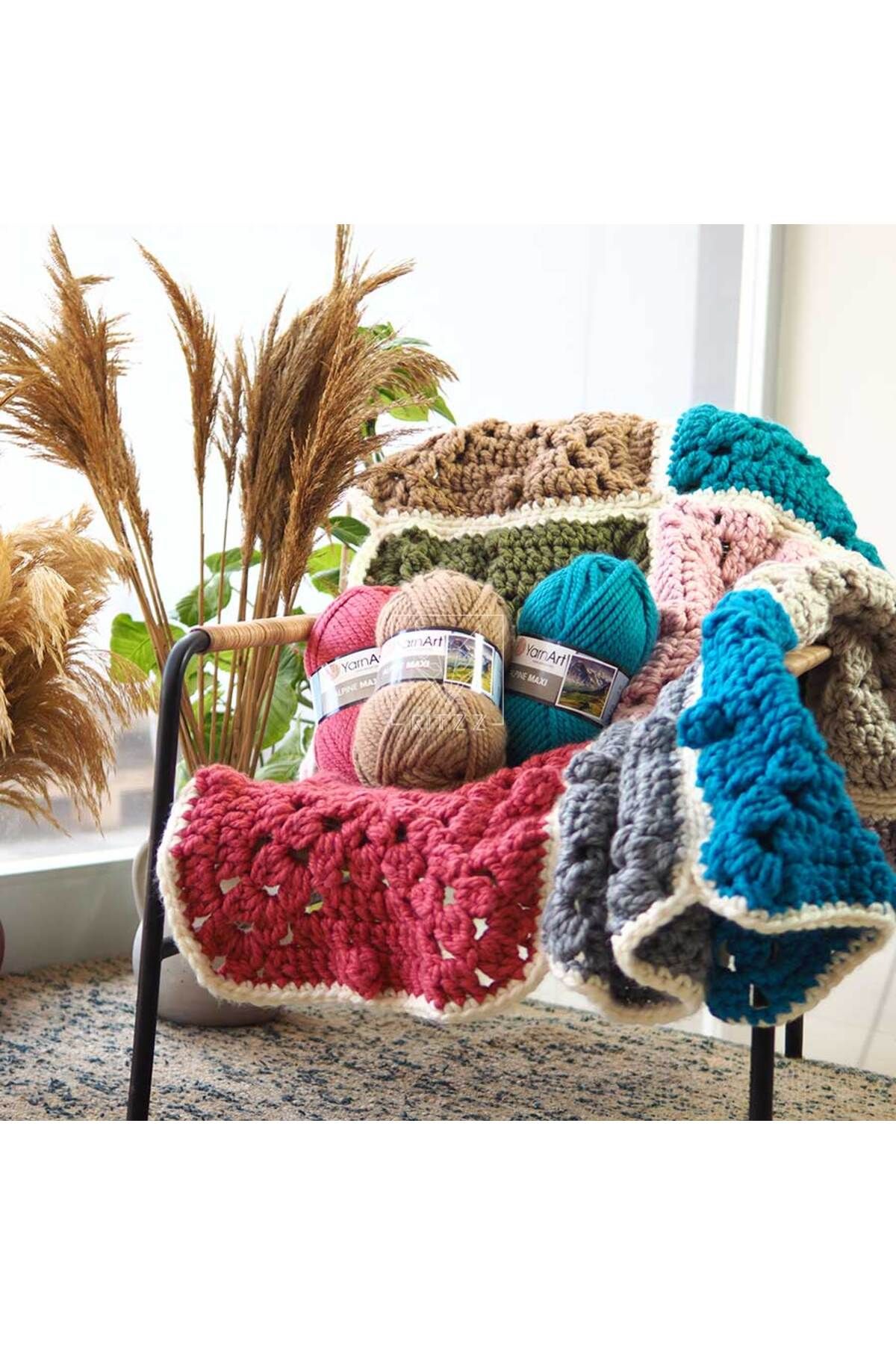 Yarnart Knitting Rope Multicolor Wool