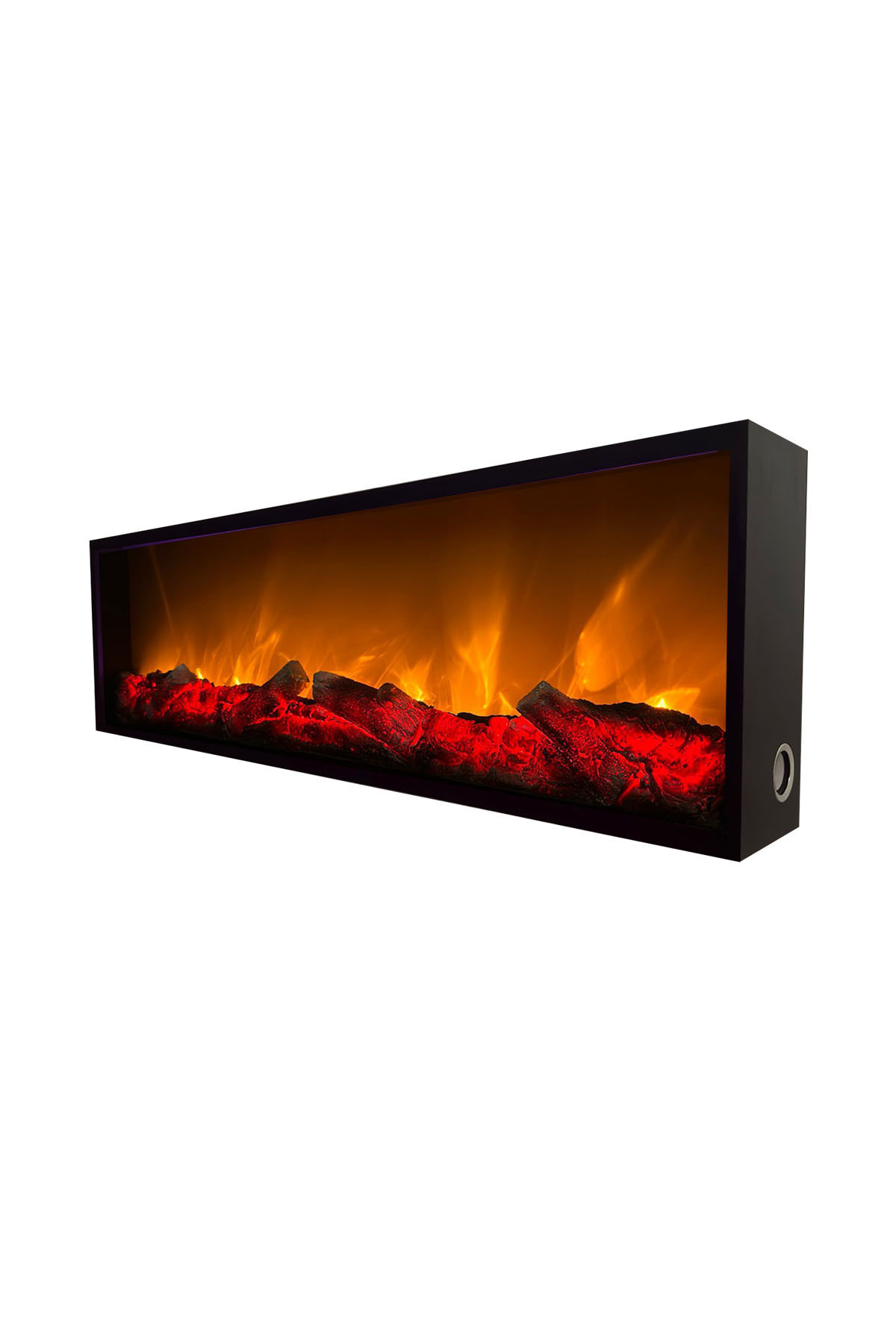 Esha Home ELEKTRİKLİ YAPAY DEKORATİF ŞÖMİNE BLUETOOTH 100x30cm