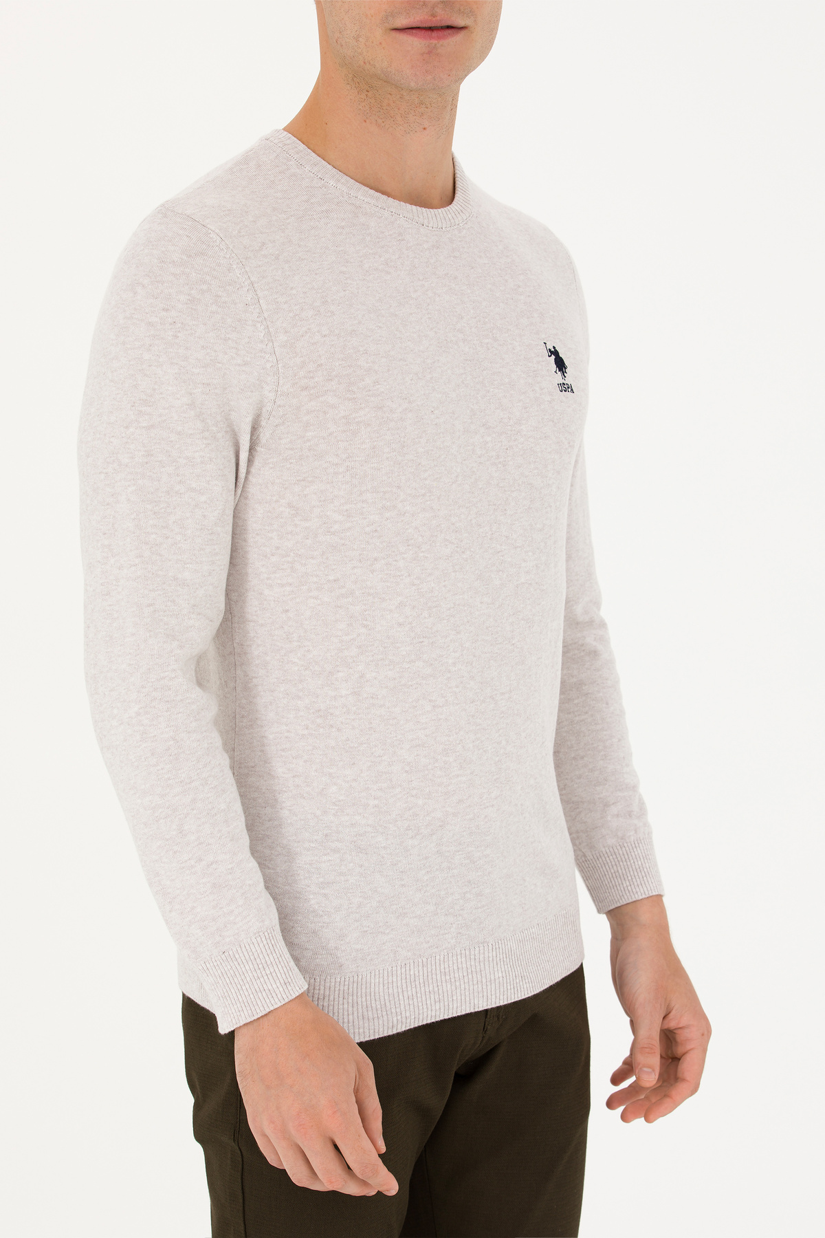 بافت و پلیور مردانه مشکی یو اس پولوU.S. Polo Assn. | G081GL0TK.000.1629648 اورجینال - تصویر 6