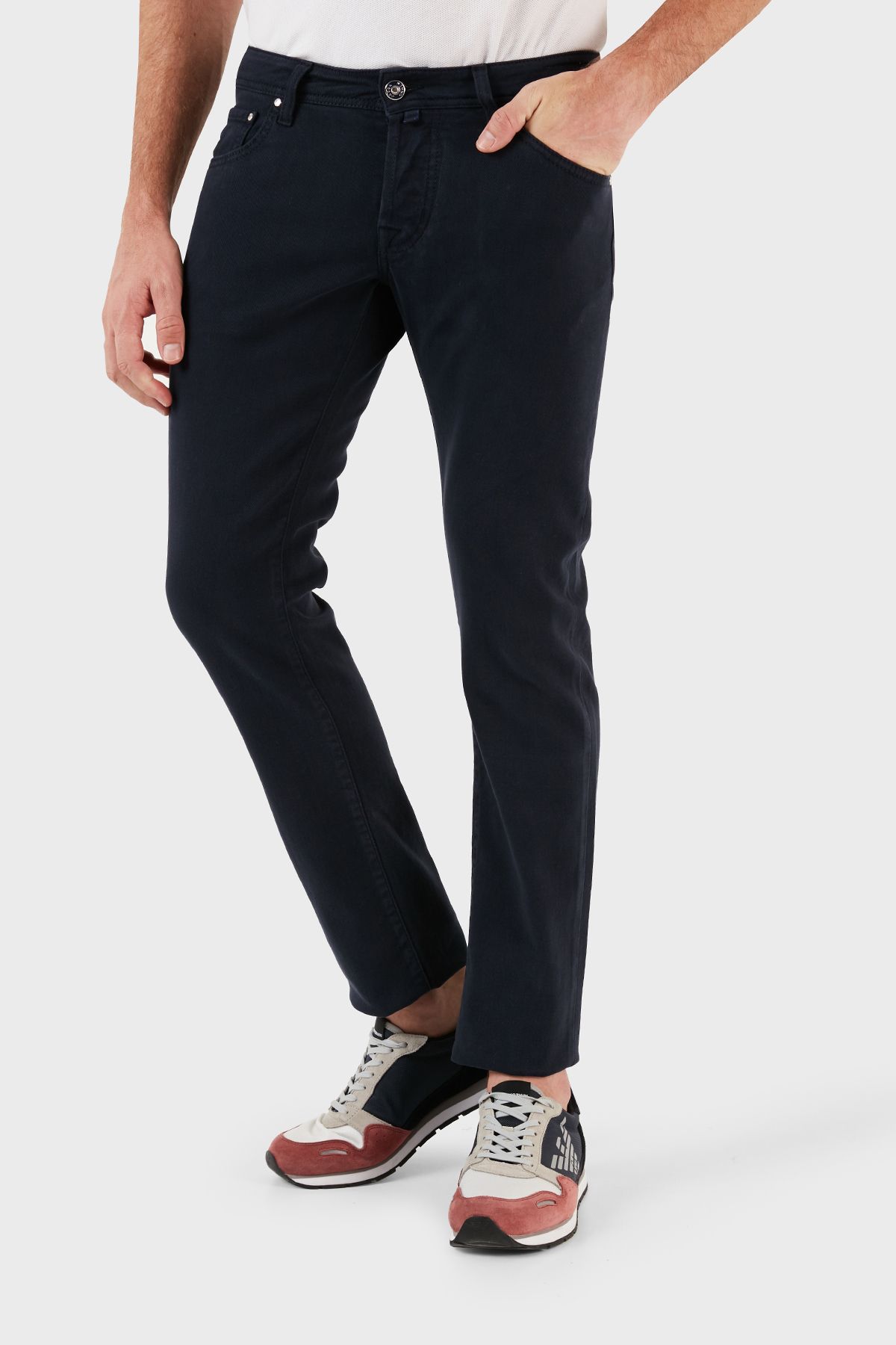 JACOB COHEN Normal Waist Slim Fit Straight Leg Jeans Men S JEANS