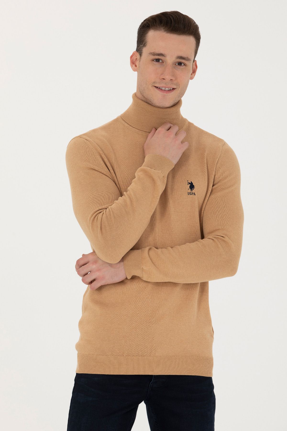 U.S. Polo Assn. BASE. POLO MEN S SLIMFIT FULL TURTLEneck SPORTS